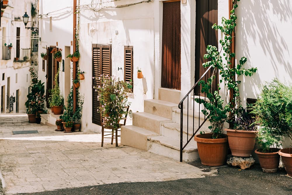 The beautiful and historical architecture of the Puglia region of Italy.