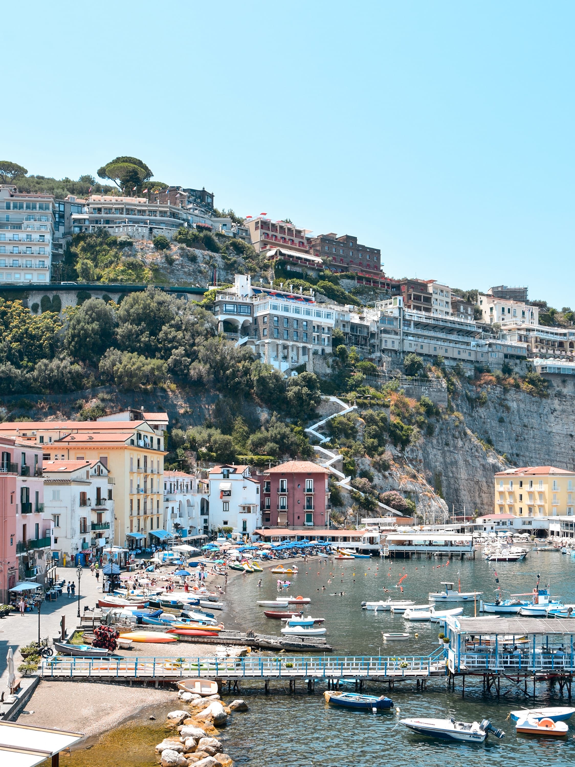 Sorrento arial view in day time