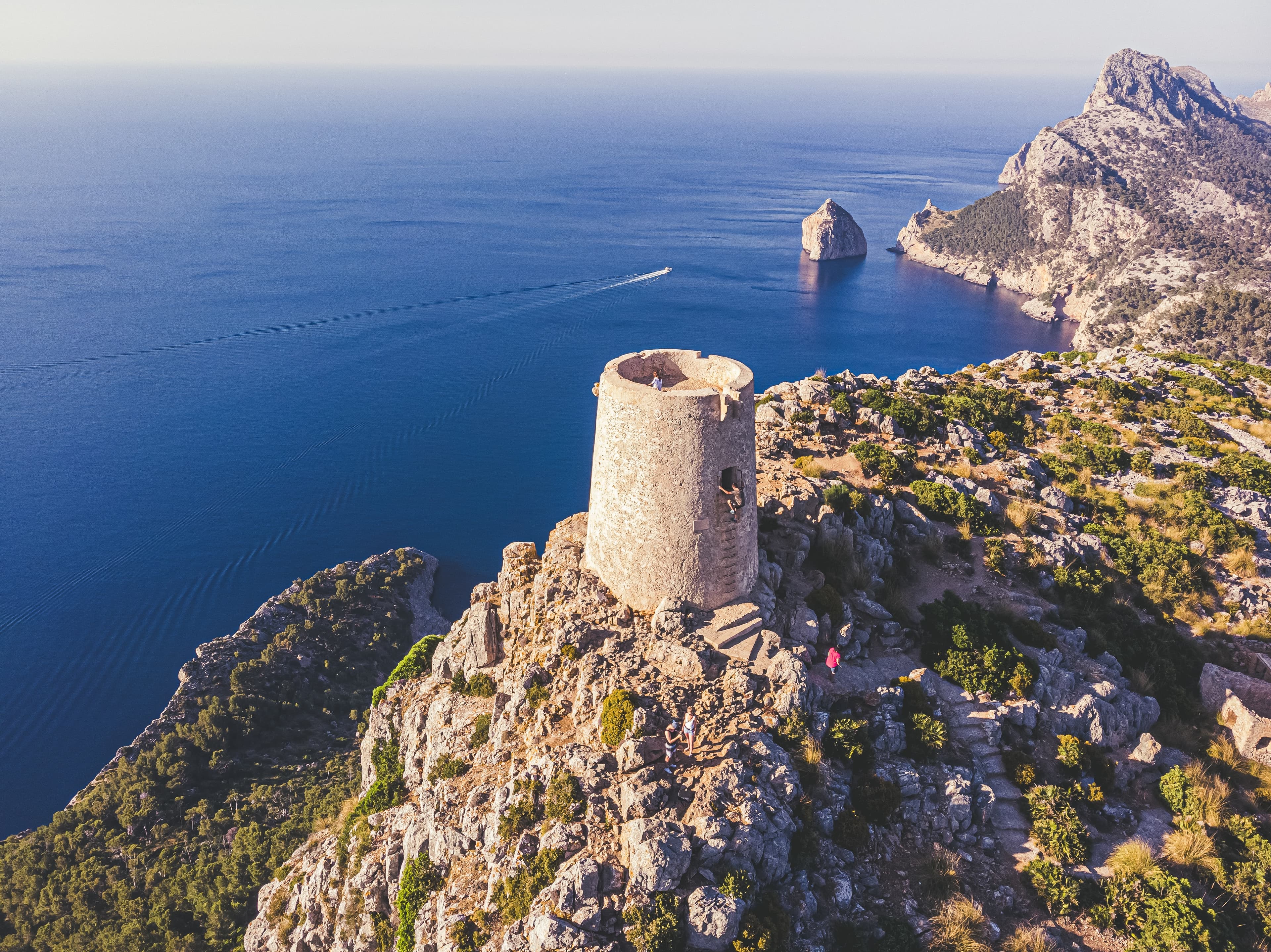 Views from the lighthouse hike in Mallorca, Spain.