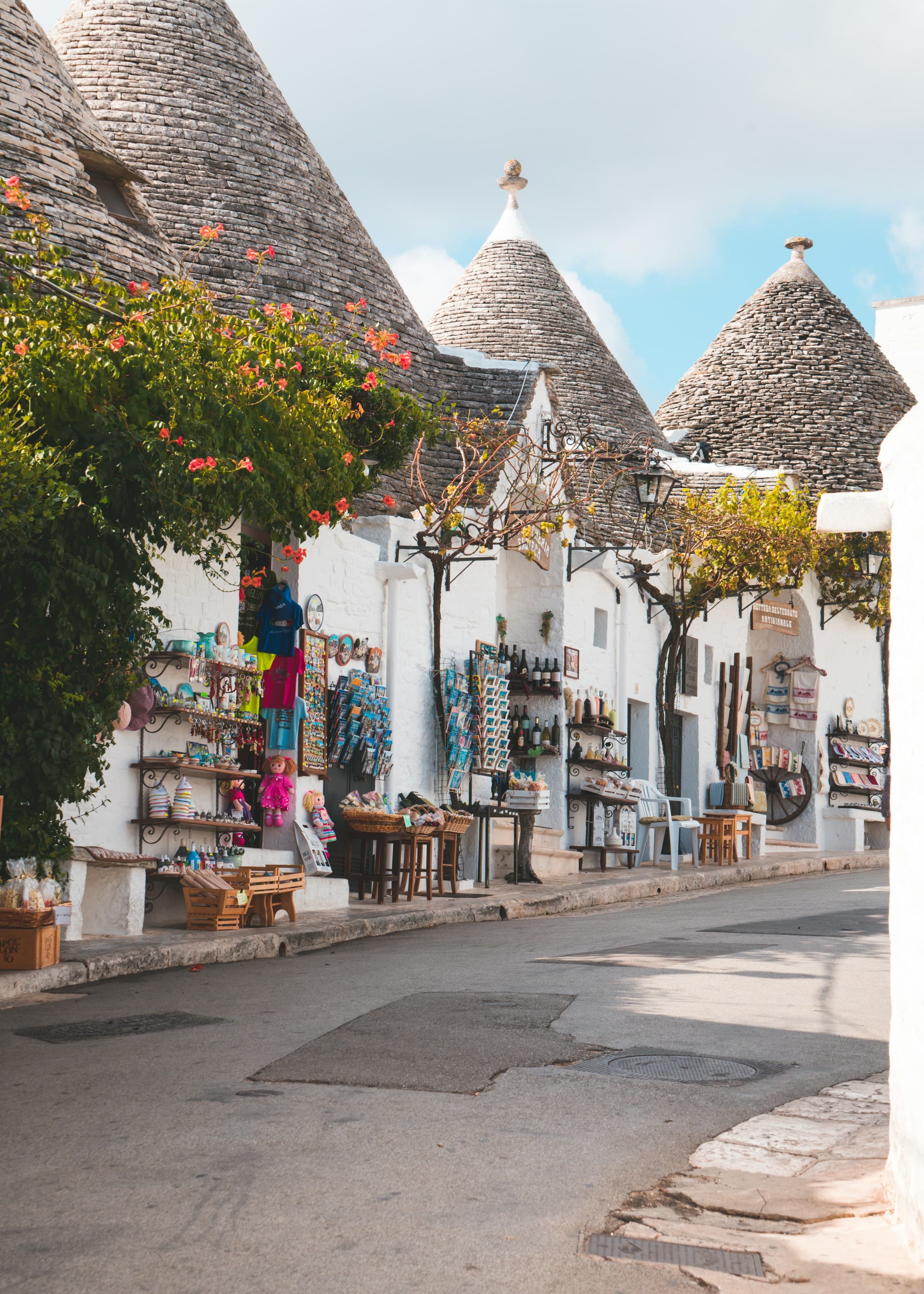 Alberobello village of Italy at daytime.