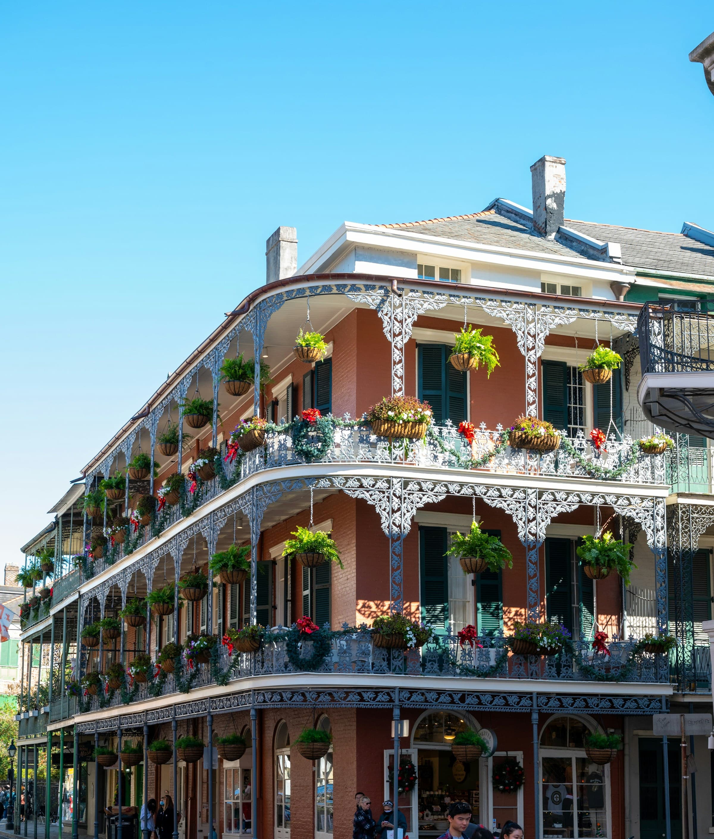 One of the beautiful buildings in French Quarter, one of New Orleans must-visit districts.