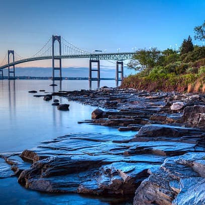 bridge in Newport Rhode Island