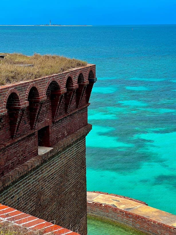 Lighthouse at Dry Tortugas National Park.