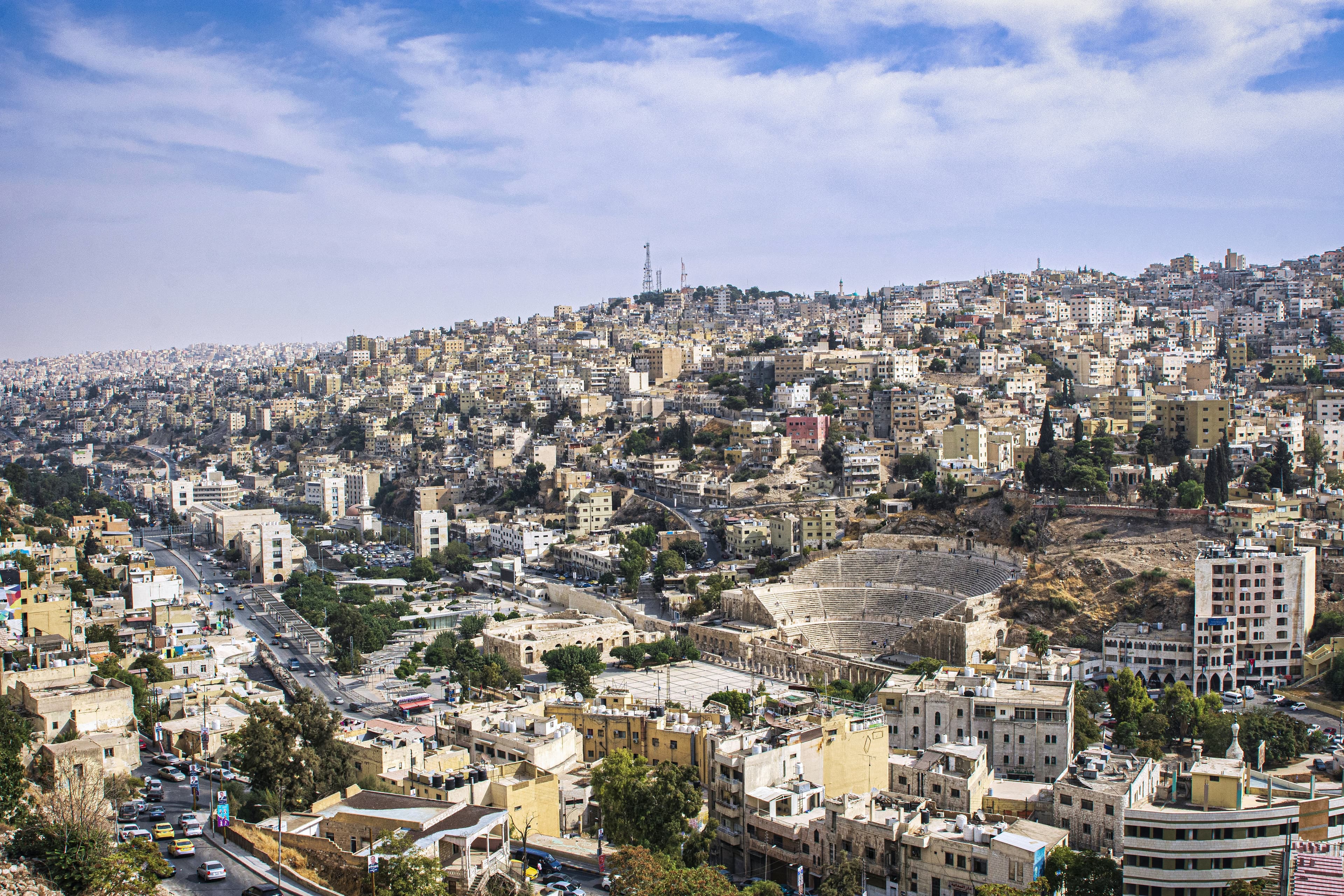 City view of Amman Jordan