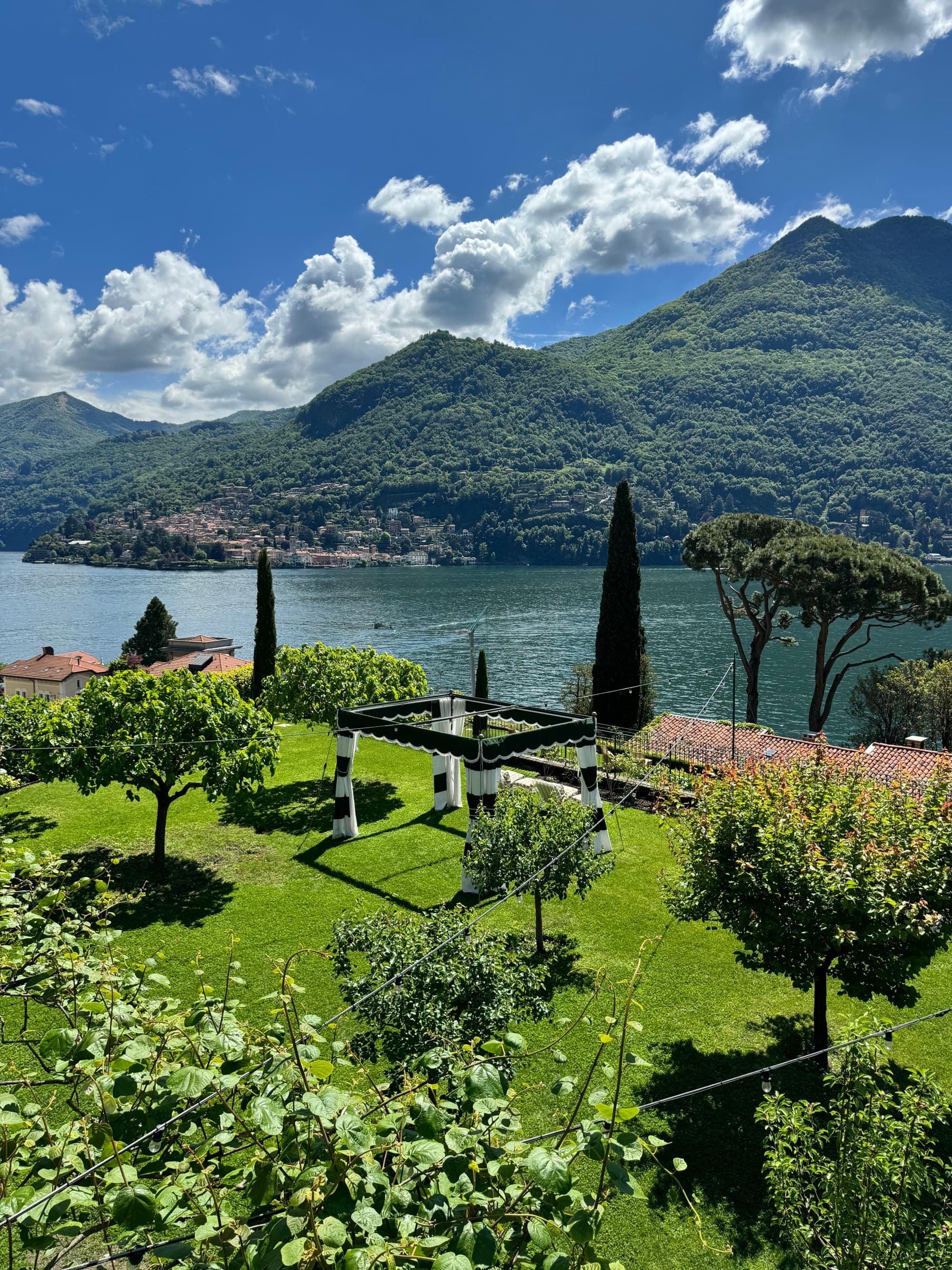 View of Lake Como from Hotel