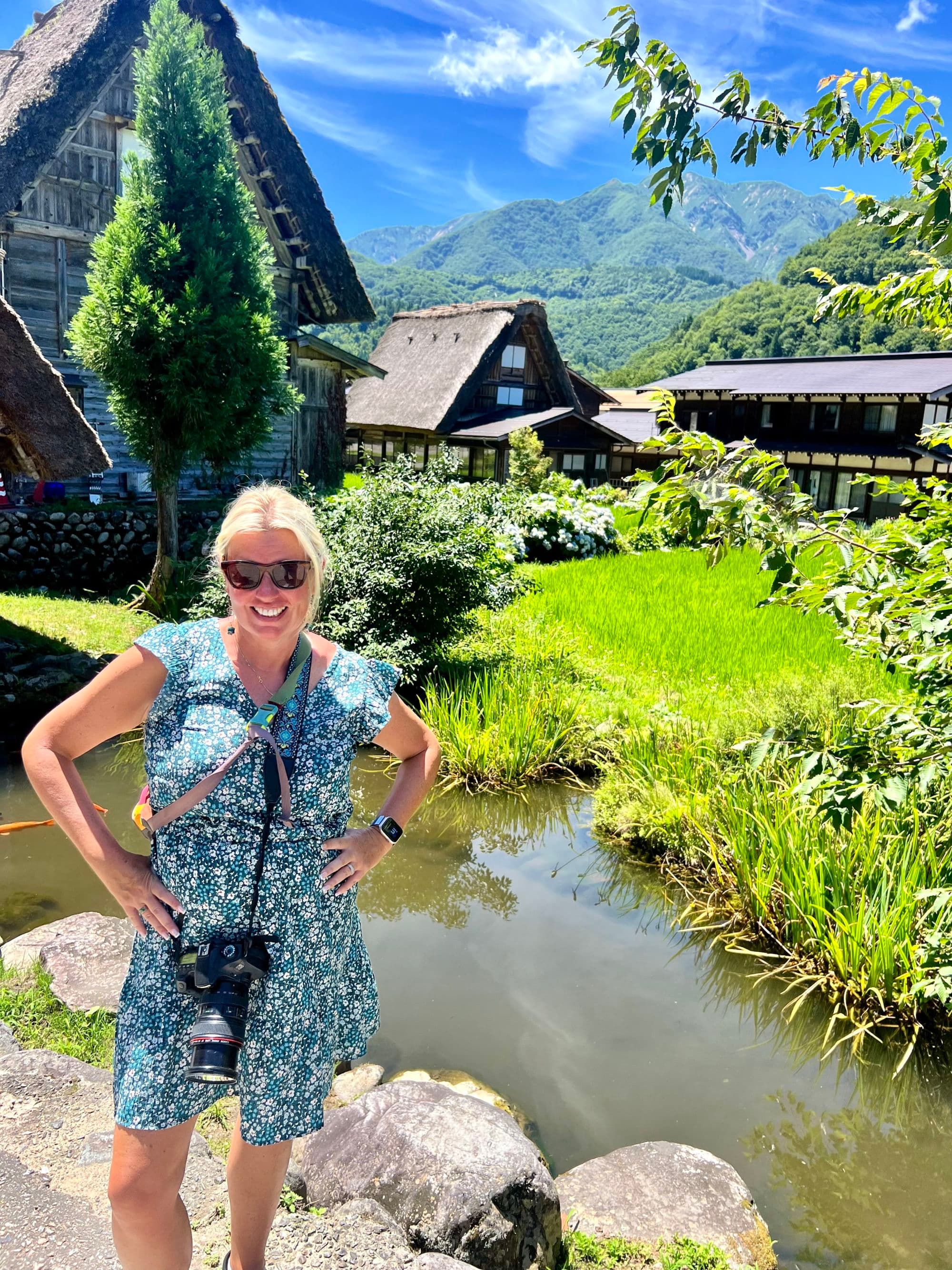 Scenic View and Stream, Takayama, Japan