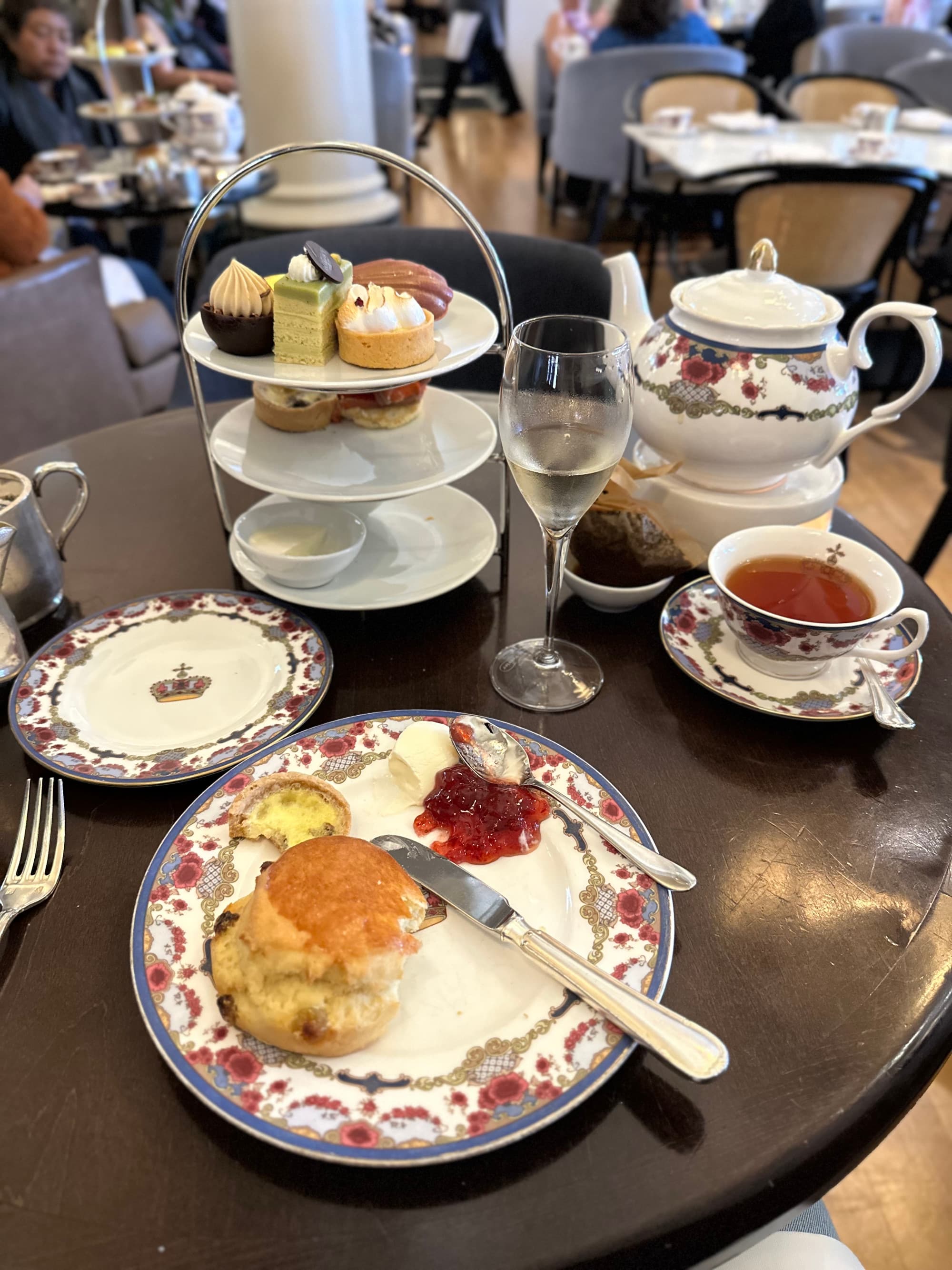 Afternoon Tea at a cafe in Alaska