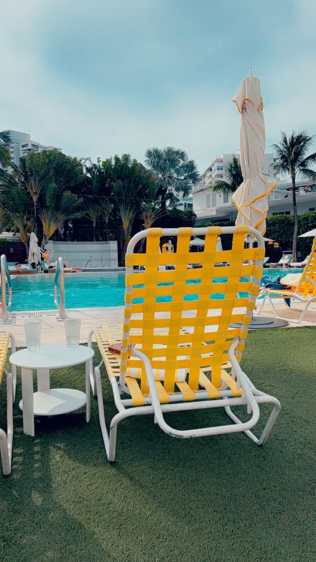 Pool and poolside view