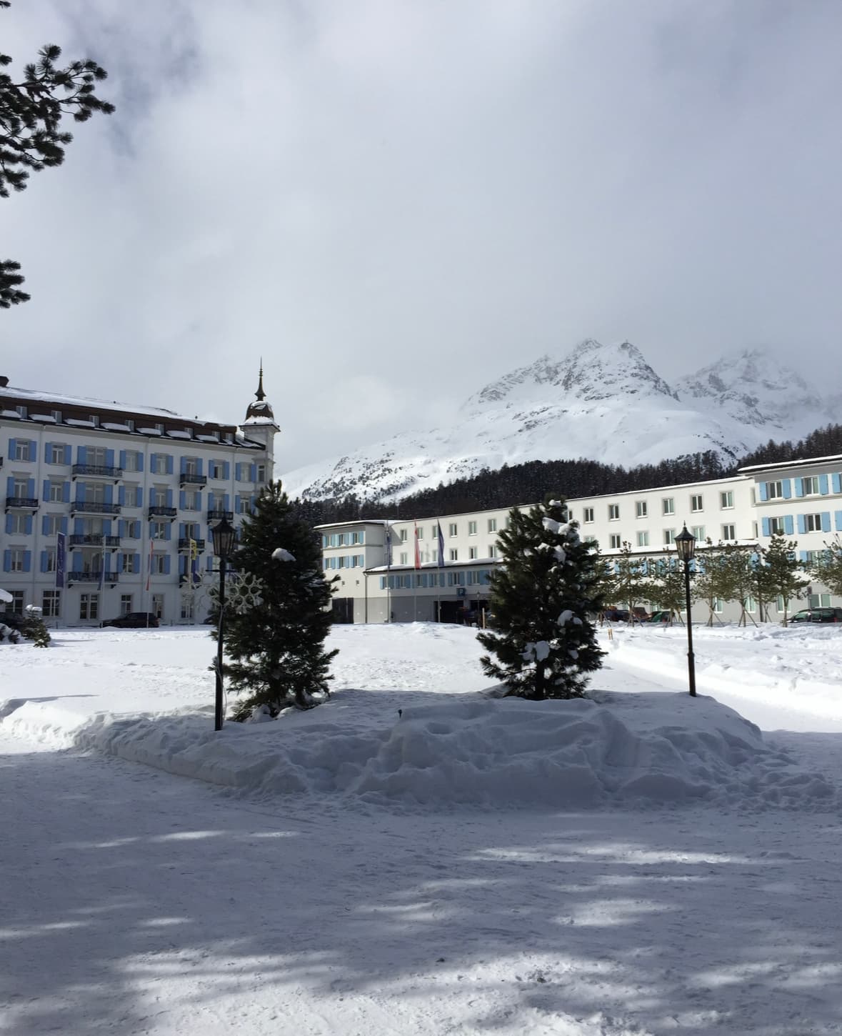 View of snowy region