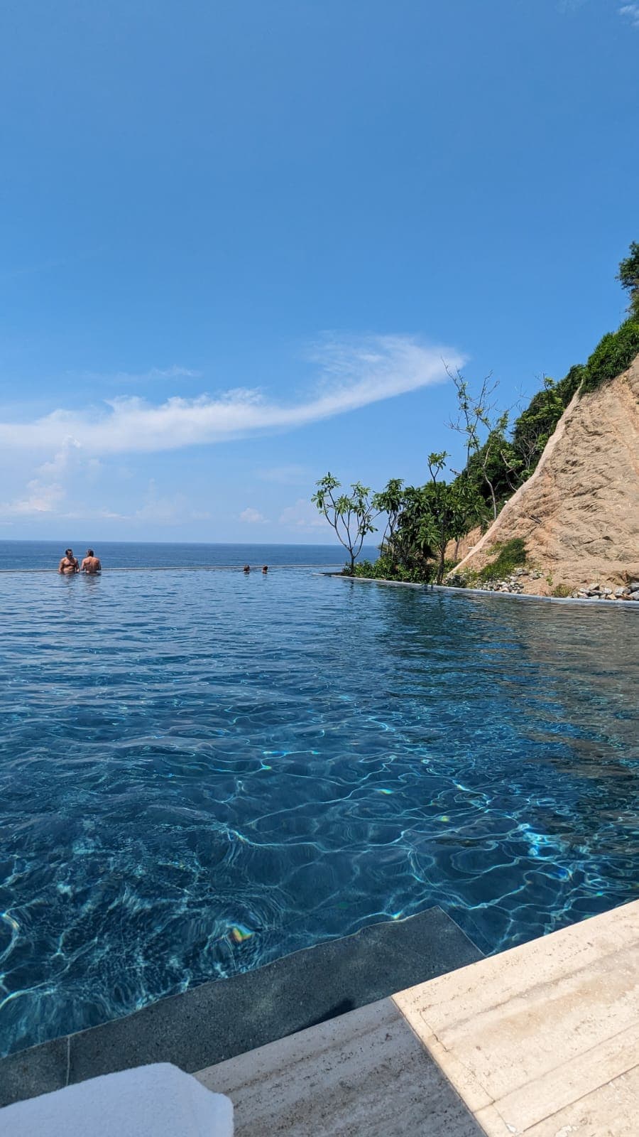 View of pool