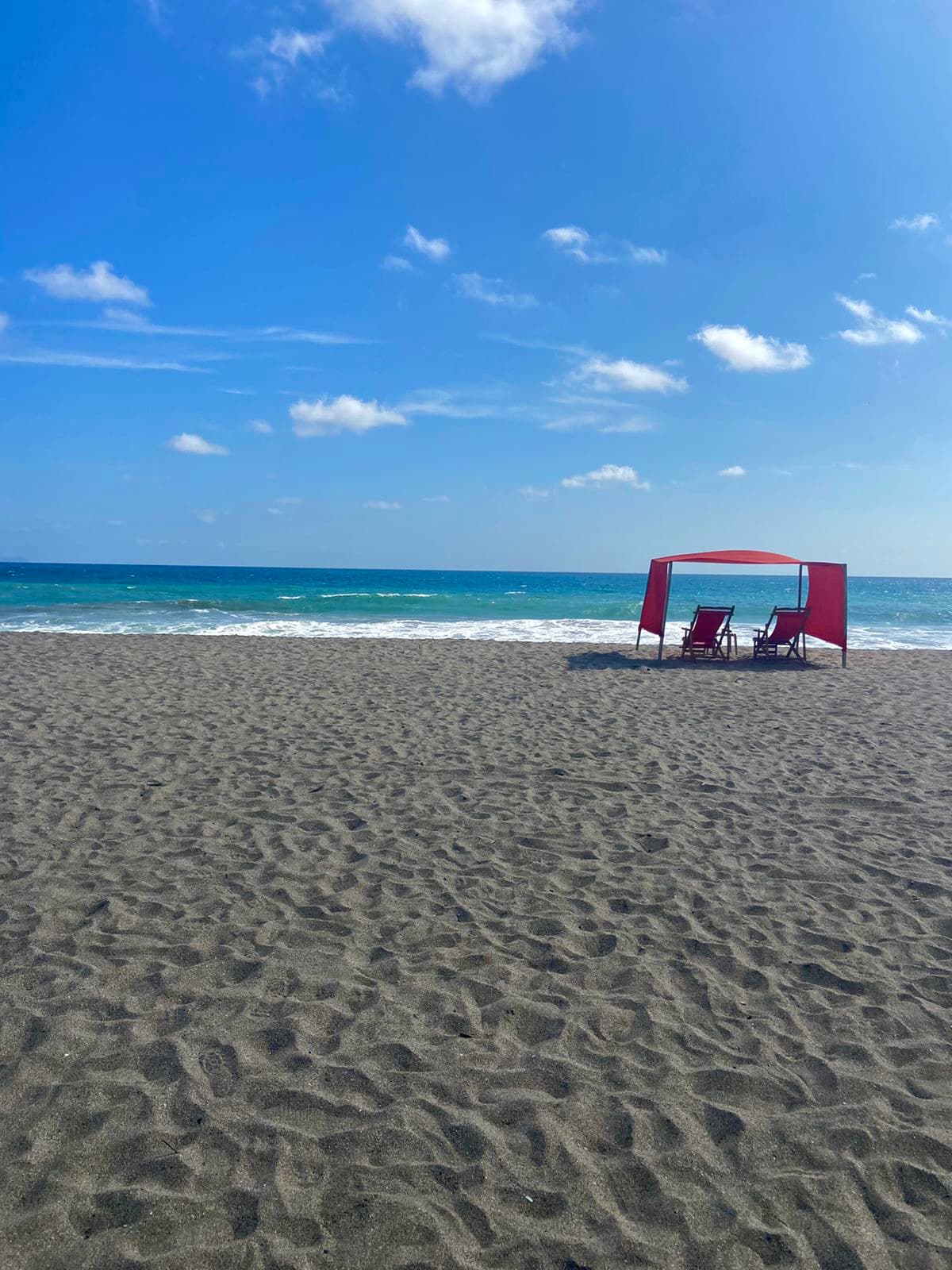 Sea and beach view