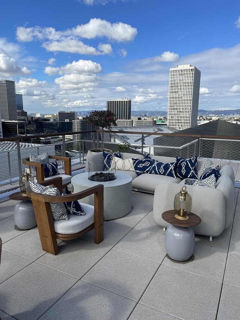 patio terrace for view gazing