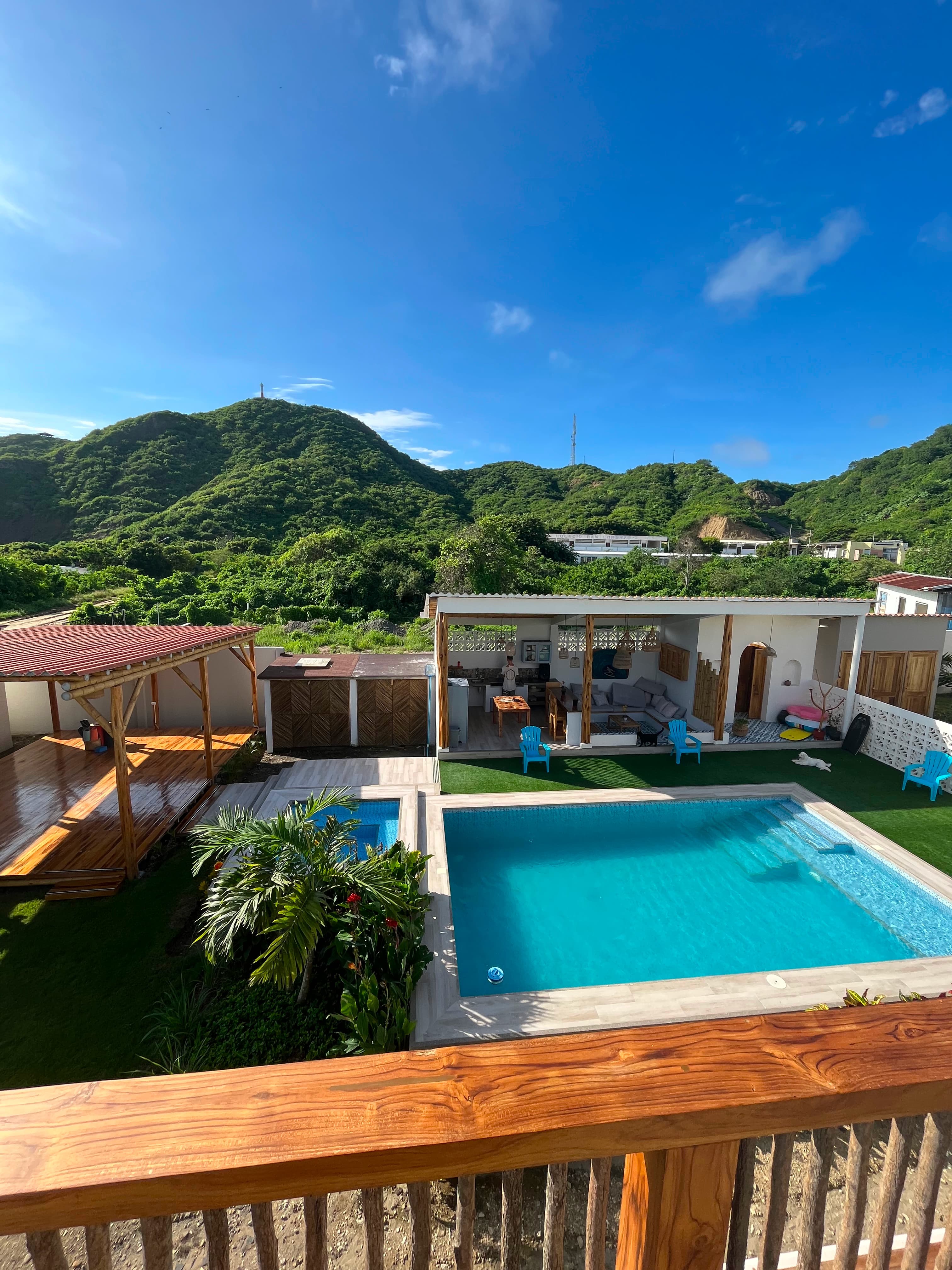 Pool and valley view