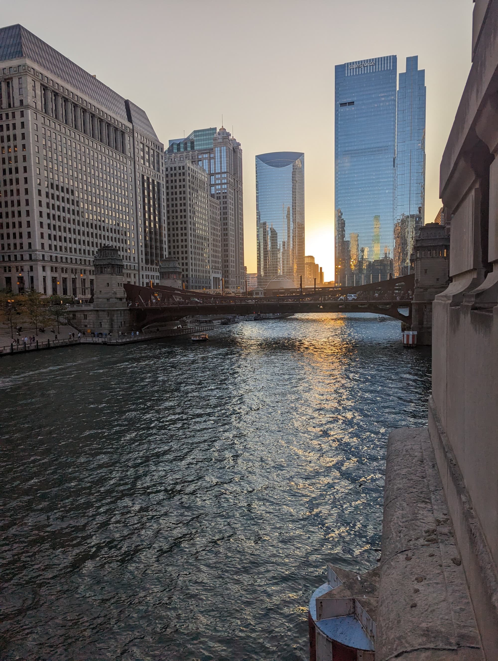 Chicago skyline view