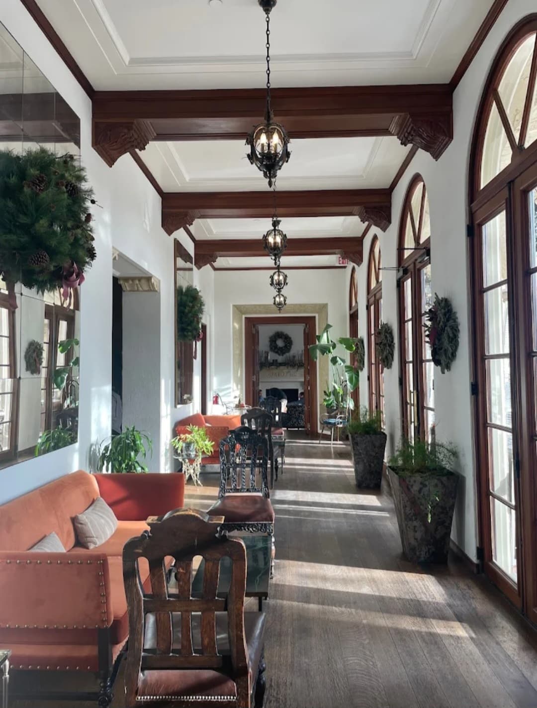 Hallway of hotel