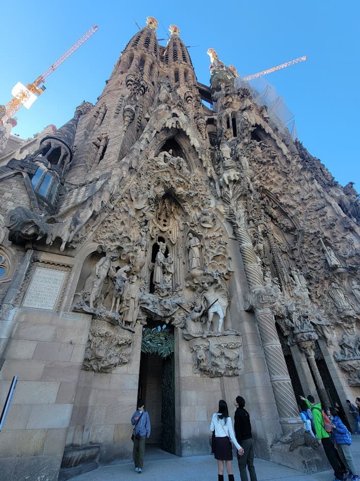 Exterior of the Sagrada Familia Exterior