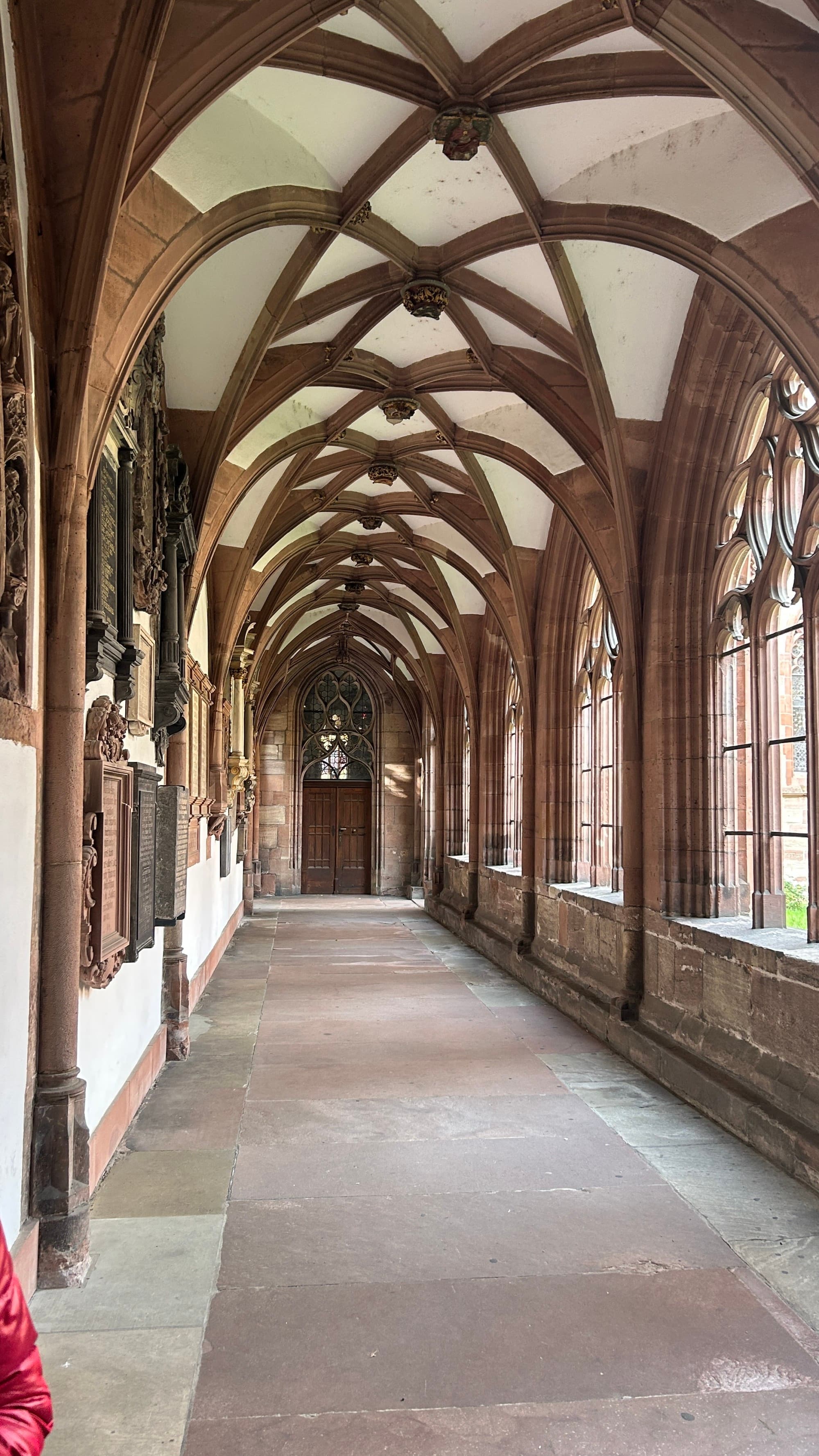 Hallway inside a building