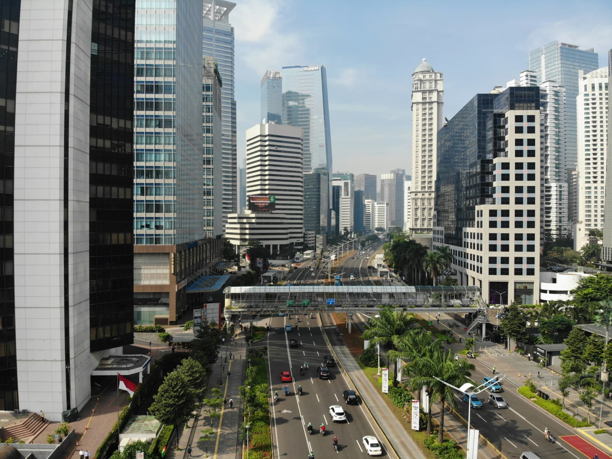 View of skyscraper buildings