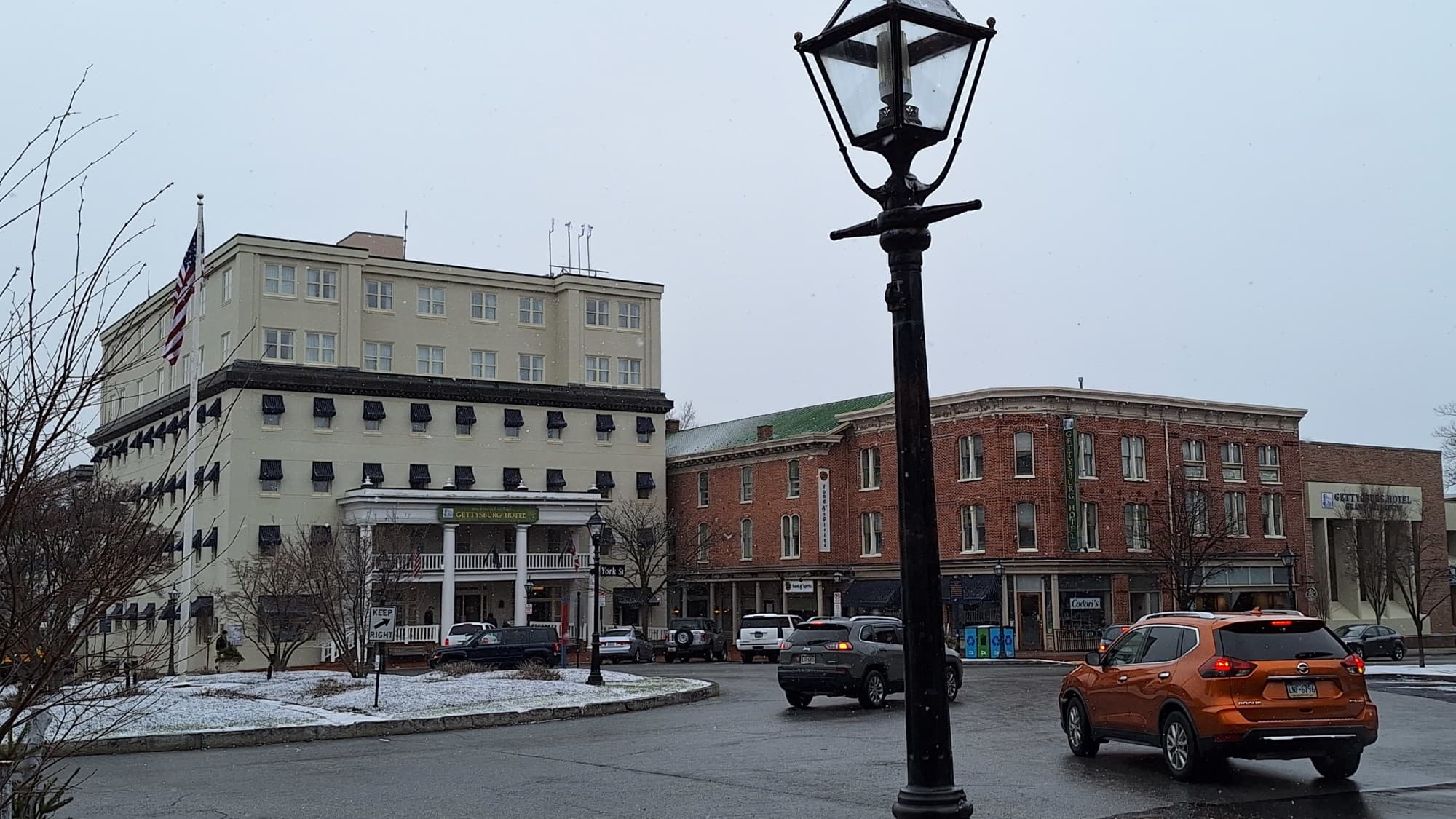 Exterior photo of two buildings