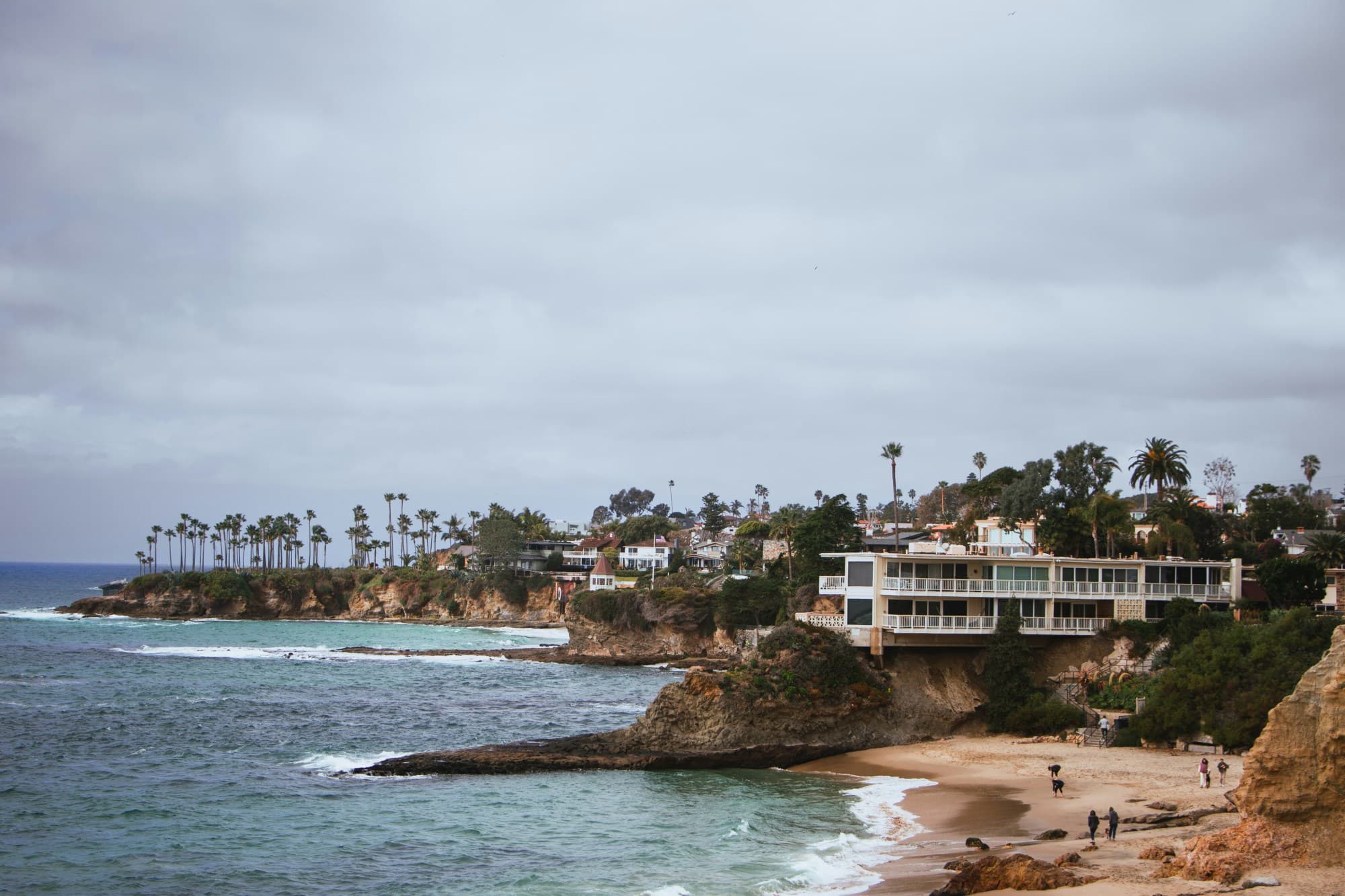 Seaside on the beach during the daytime