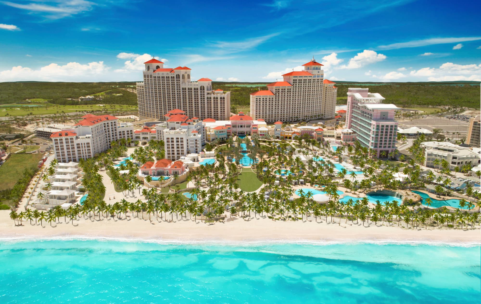 birds eye view of bahamar