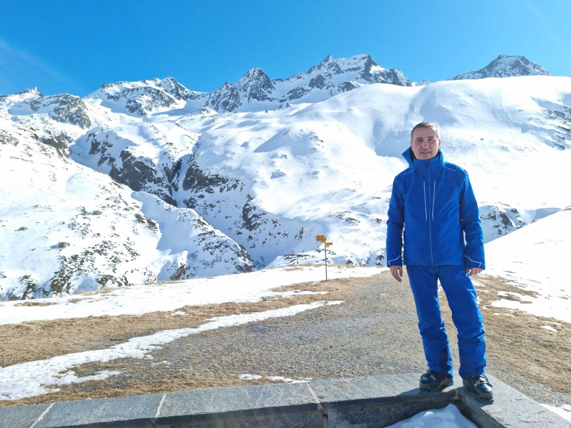 Myself at Vermigel Mountain Refuge, Andermatt - Marc Vitria