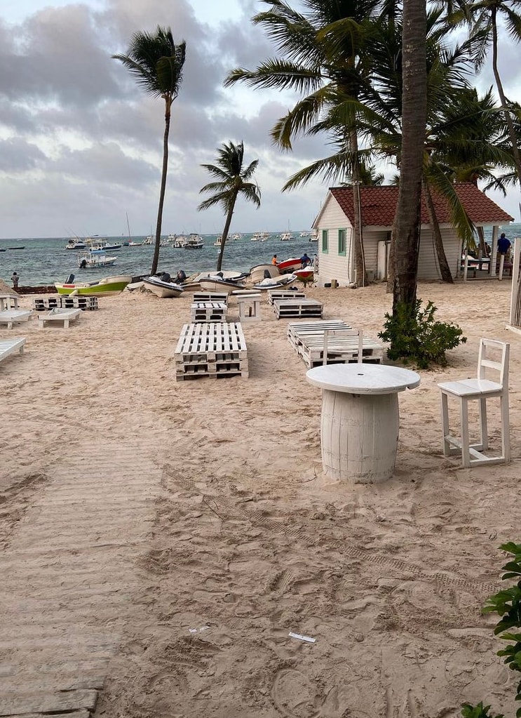 View of the beach