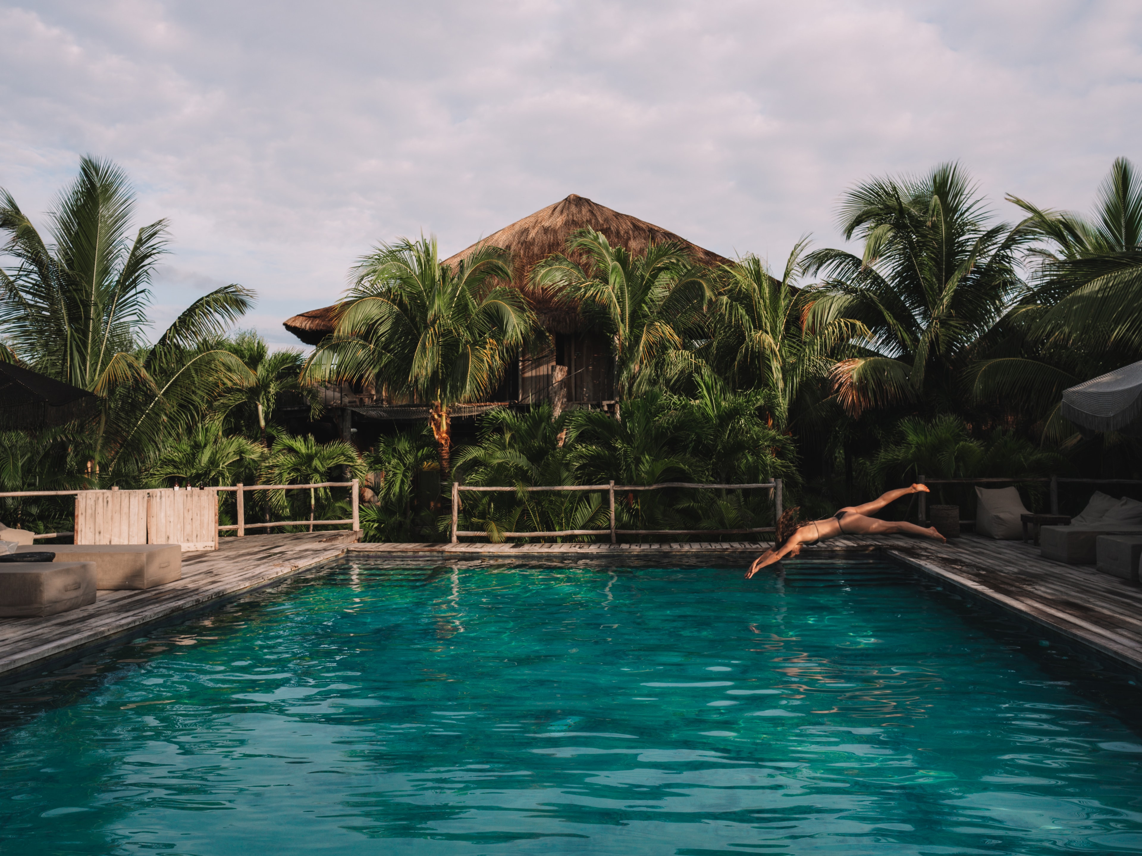 Pool and poolside view