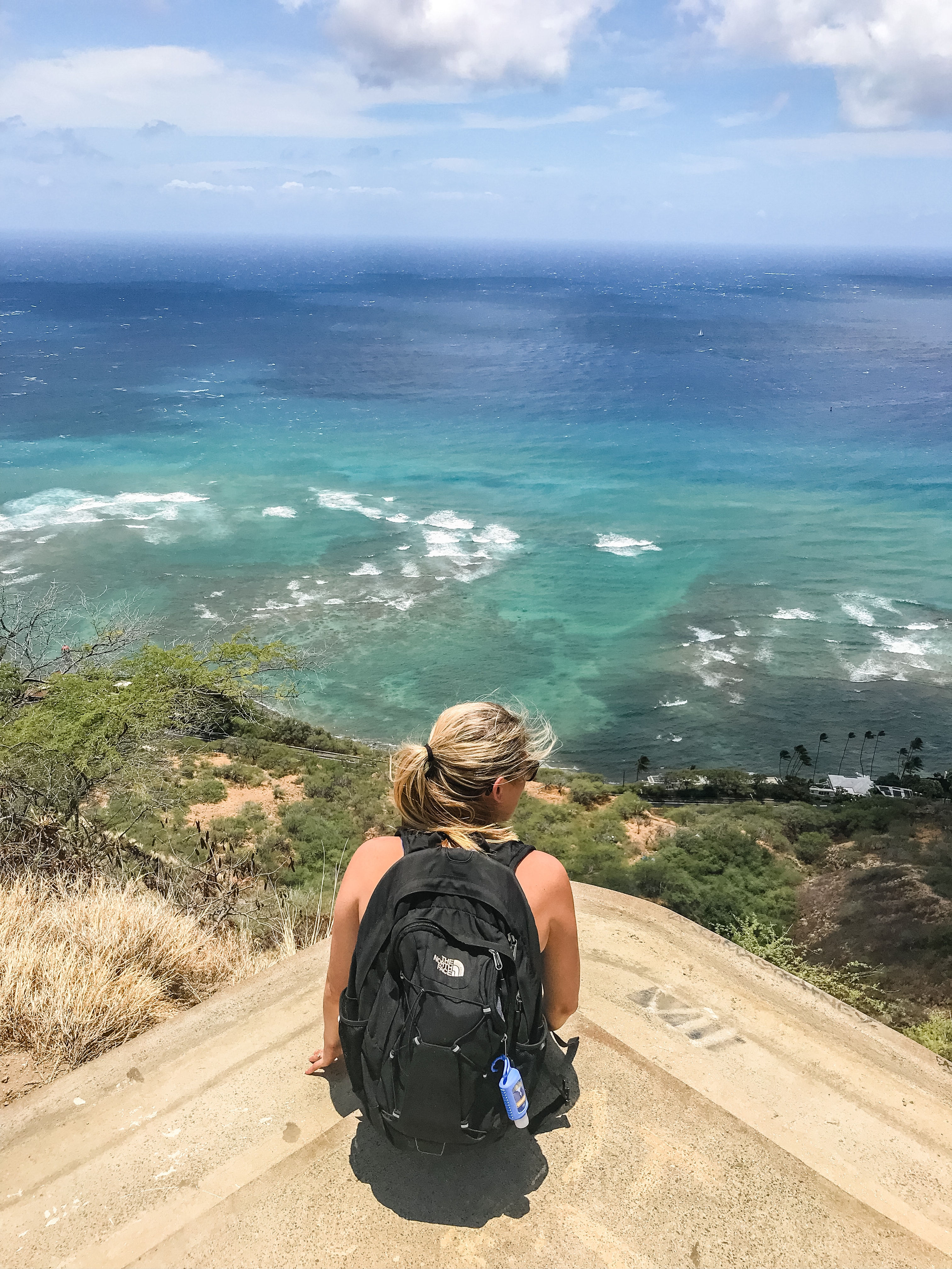 Picture of Carleigh on cliff