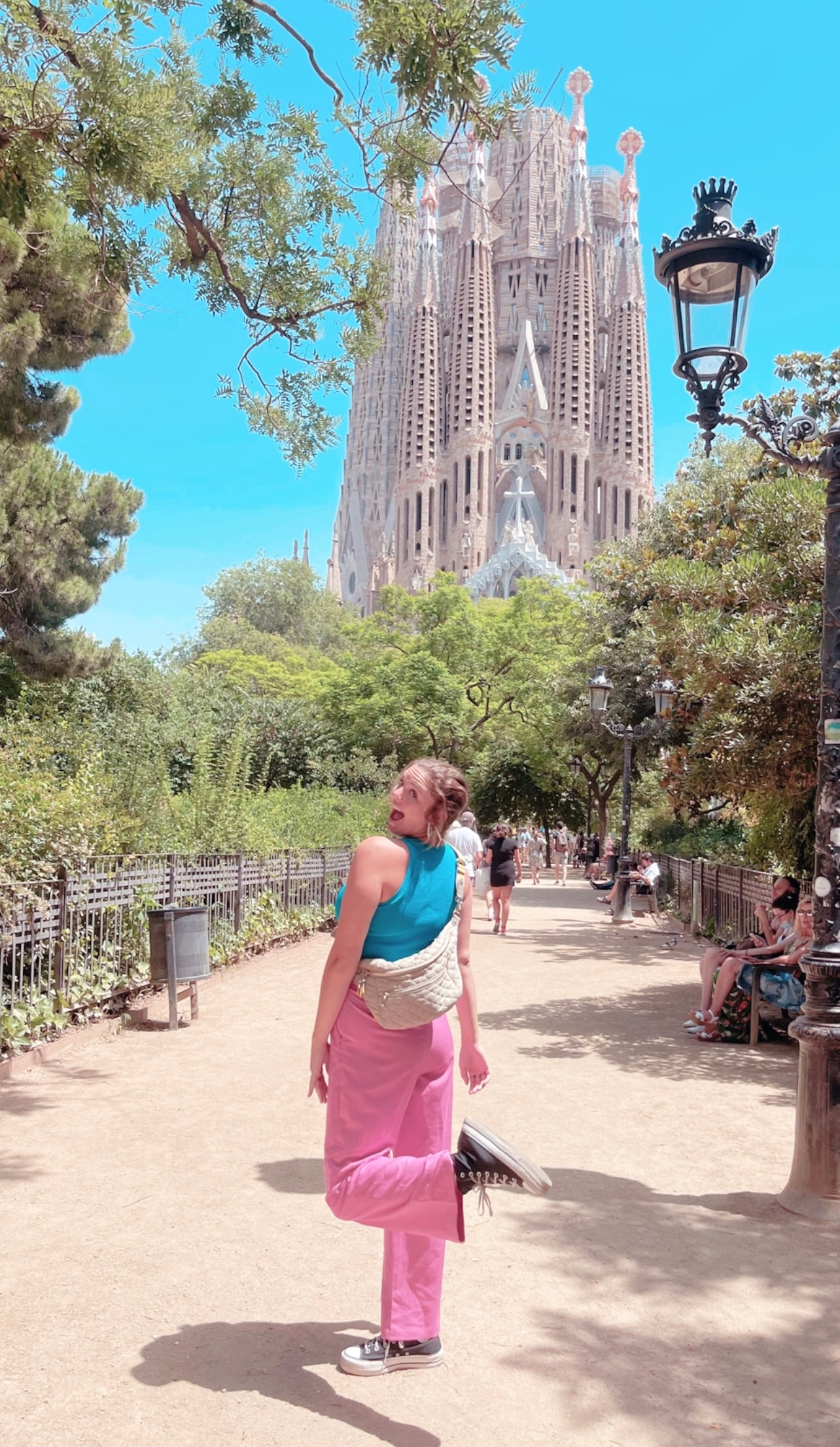 mary in a park