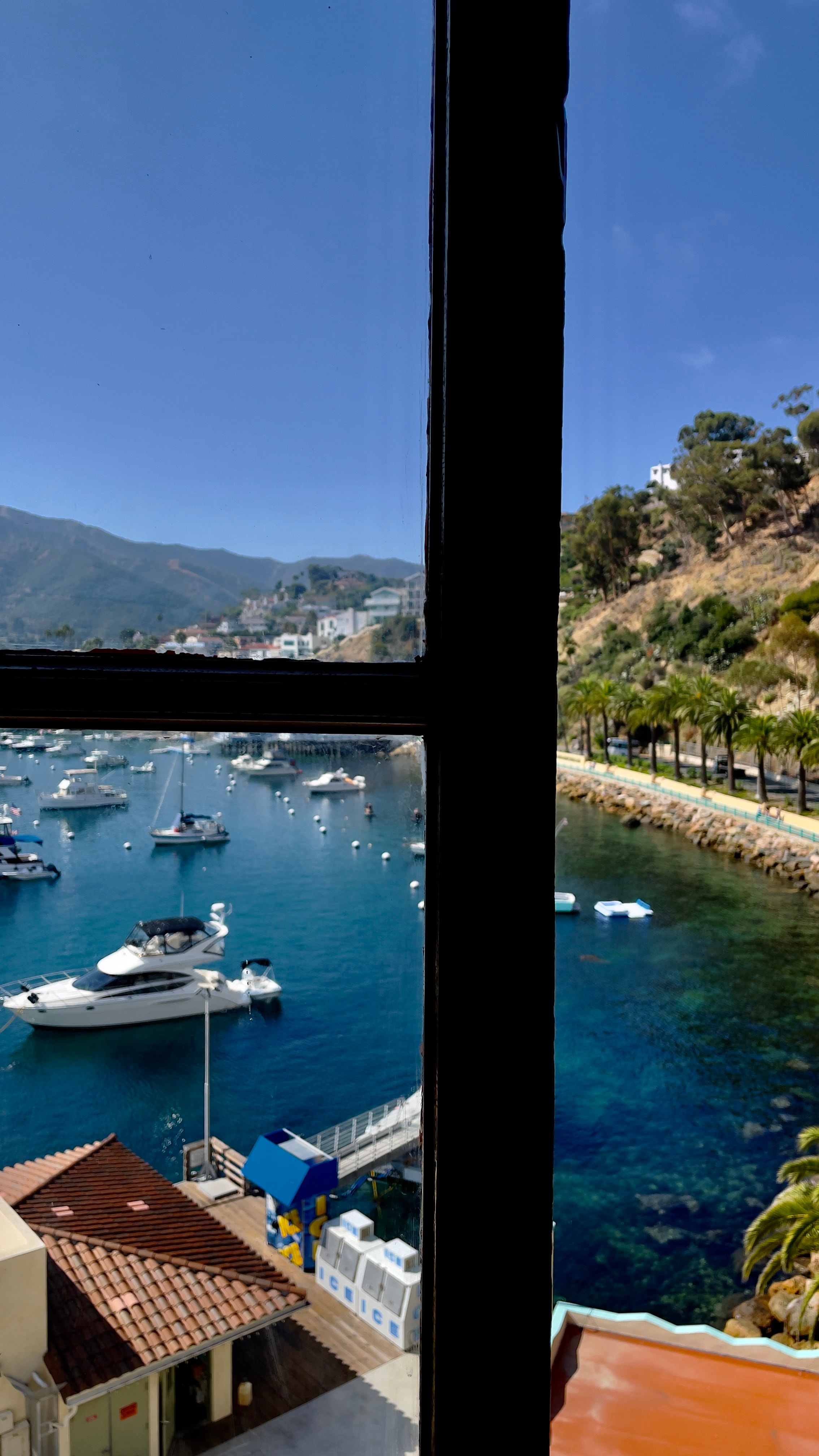 Pier view from the hotel window