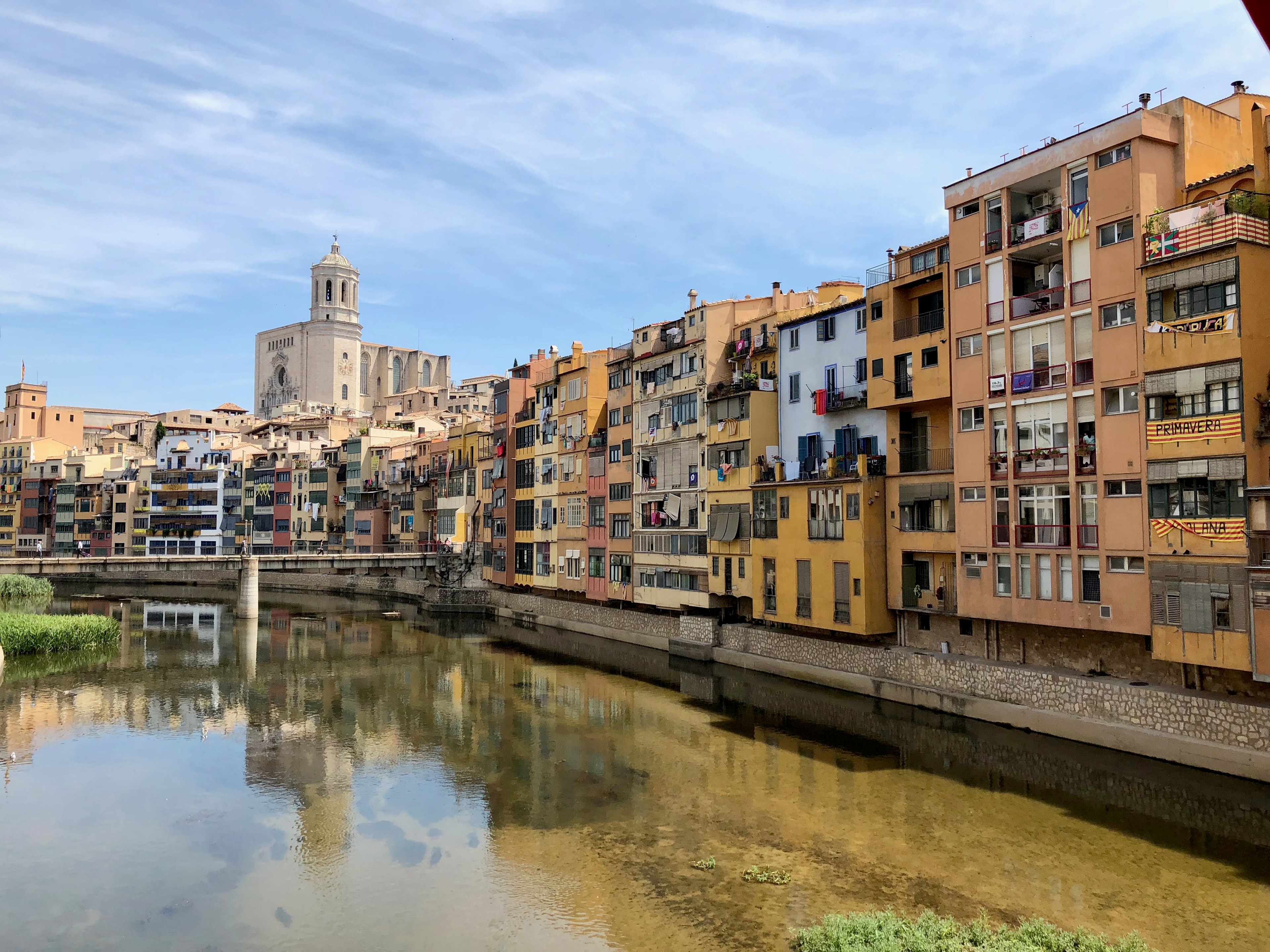 View of buildings beside a canal