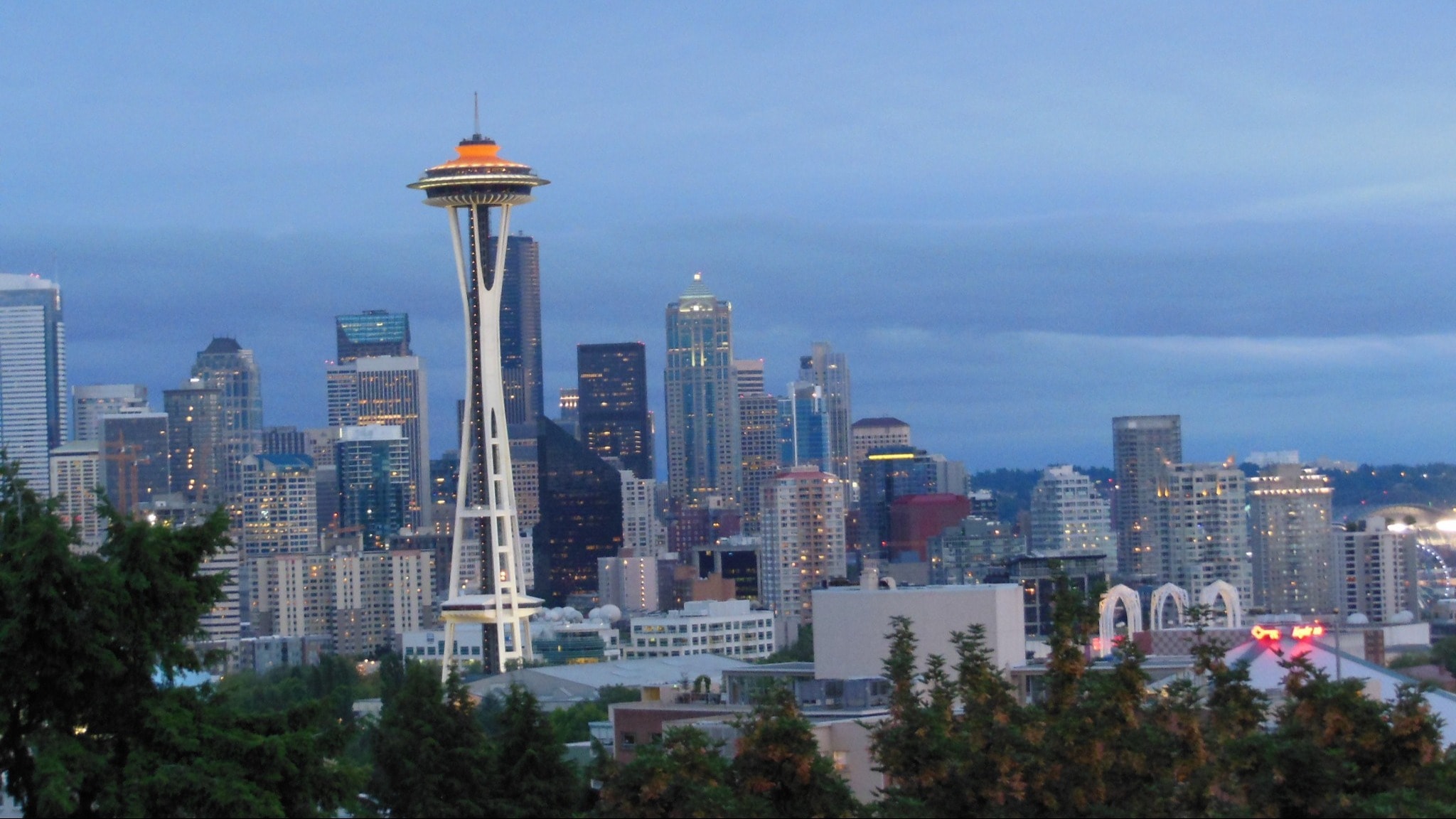 The Space Needle is an observation tower in Seattle.