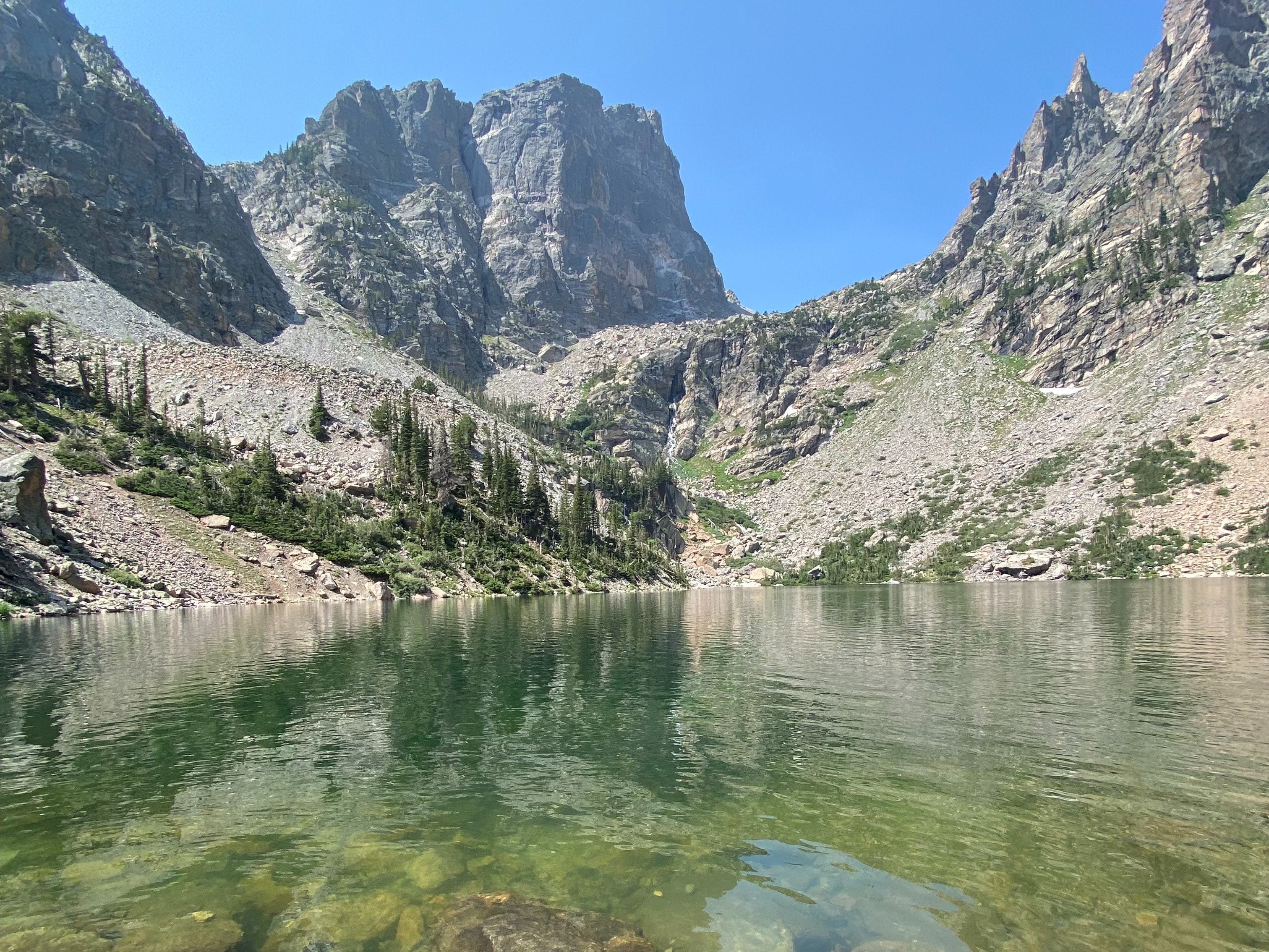 water and mountains