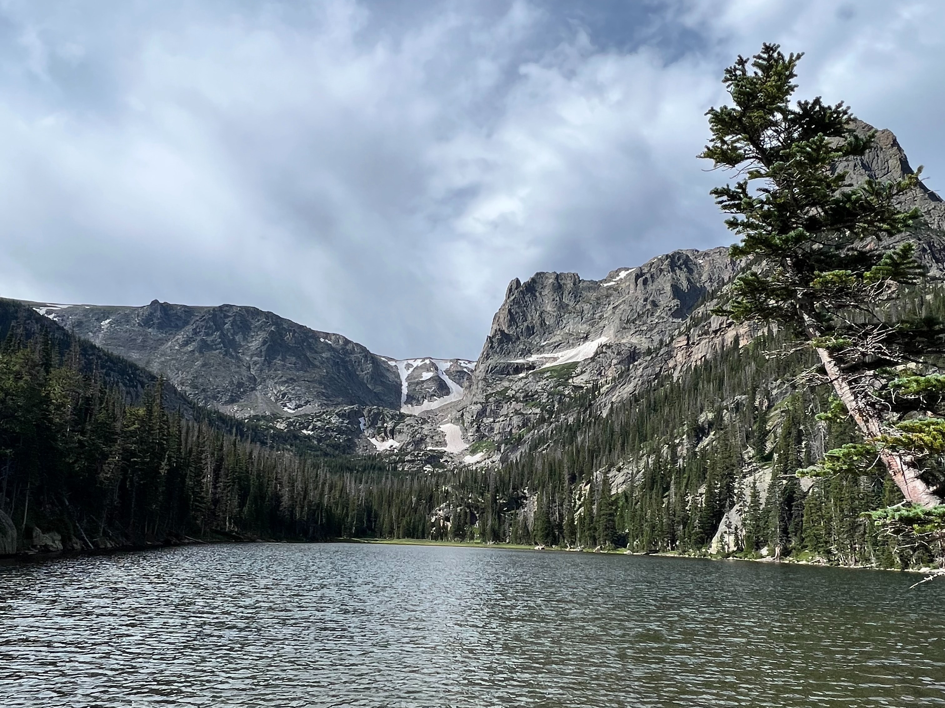 sky, clouds and water