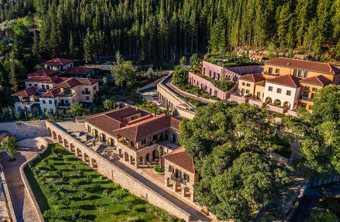 Euphoria Retreat Aerial view