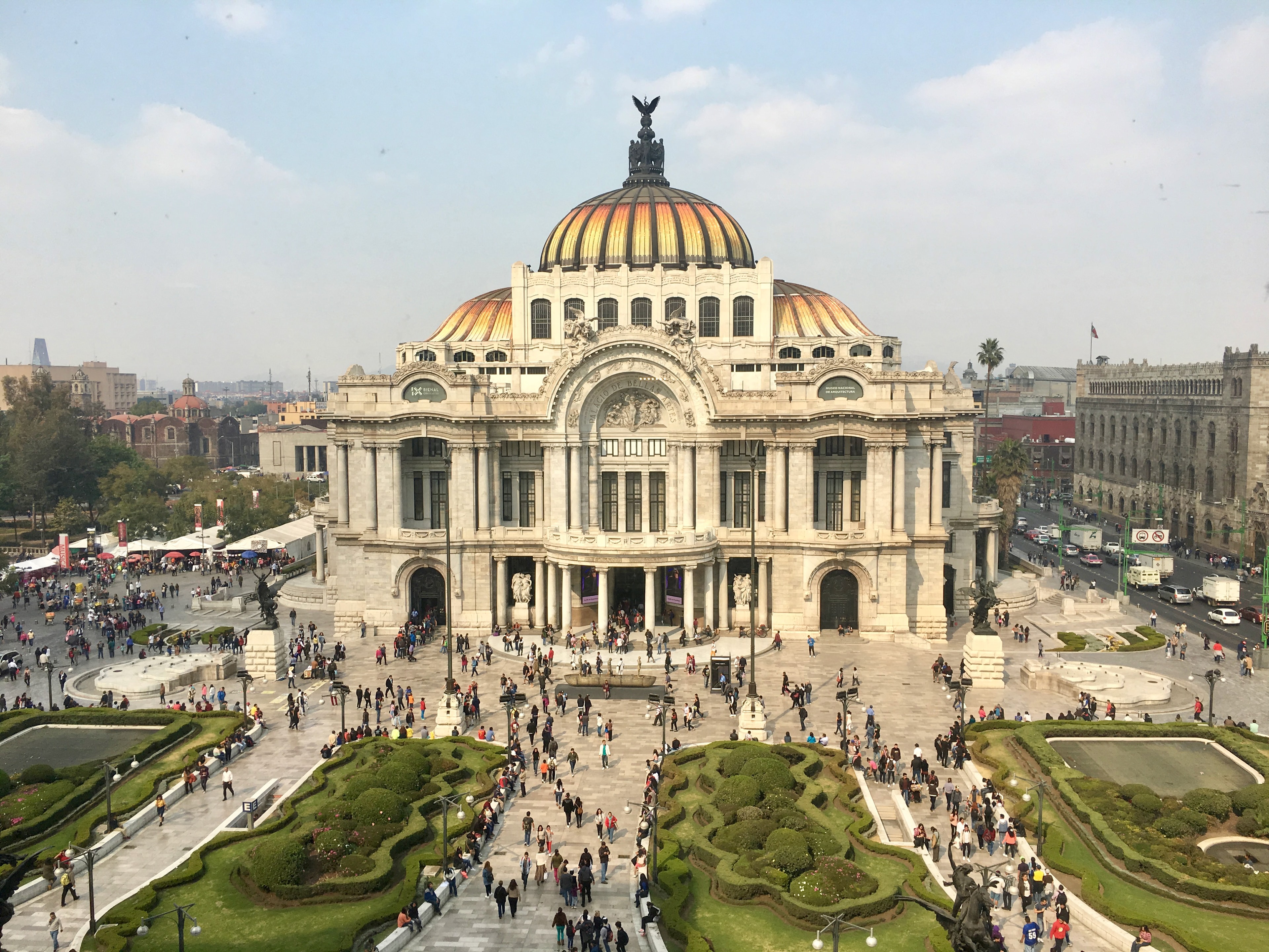 View of an artistic building