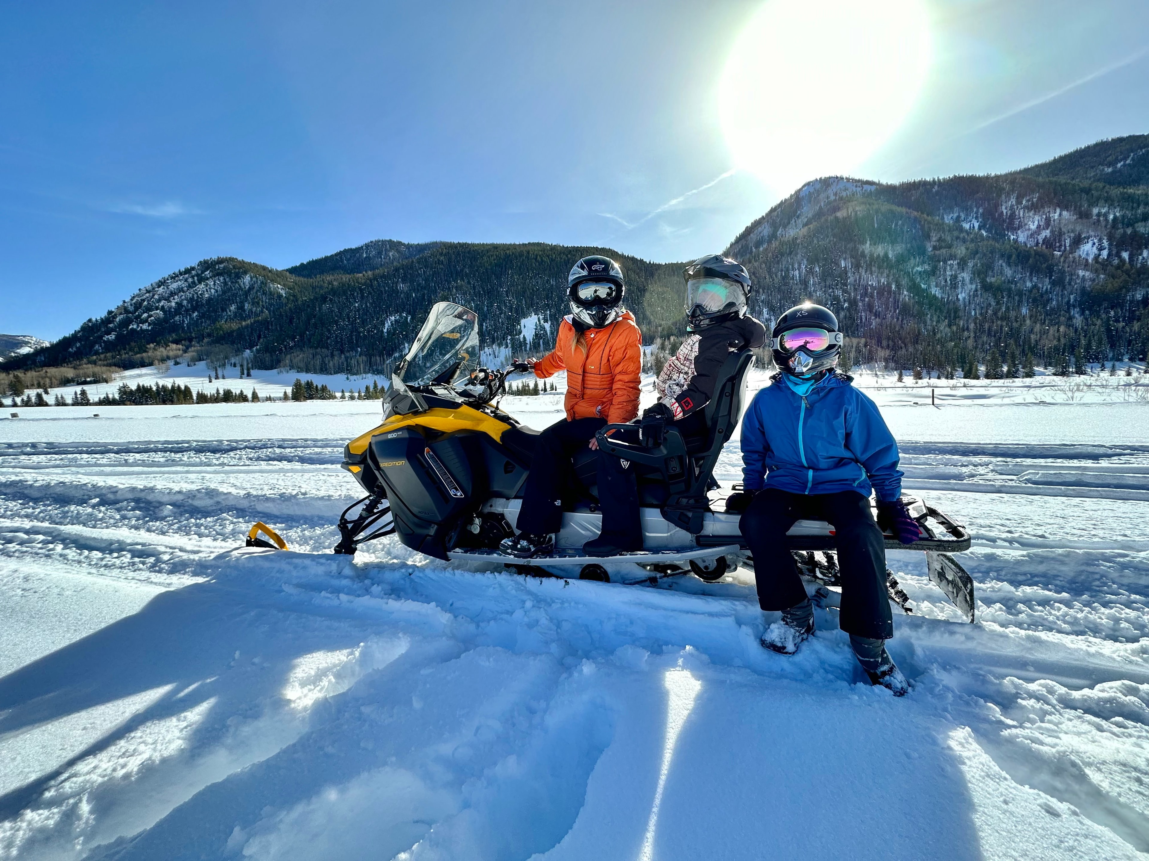 Family Fun in Utah in the snow