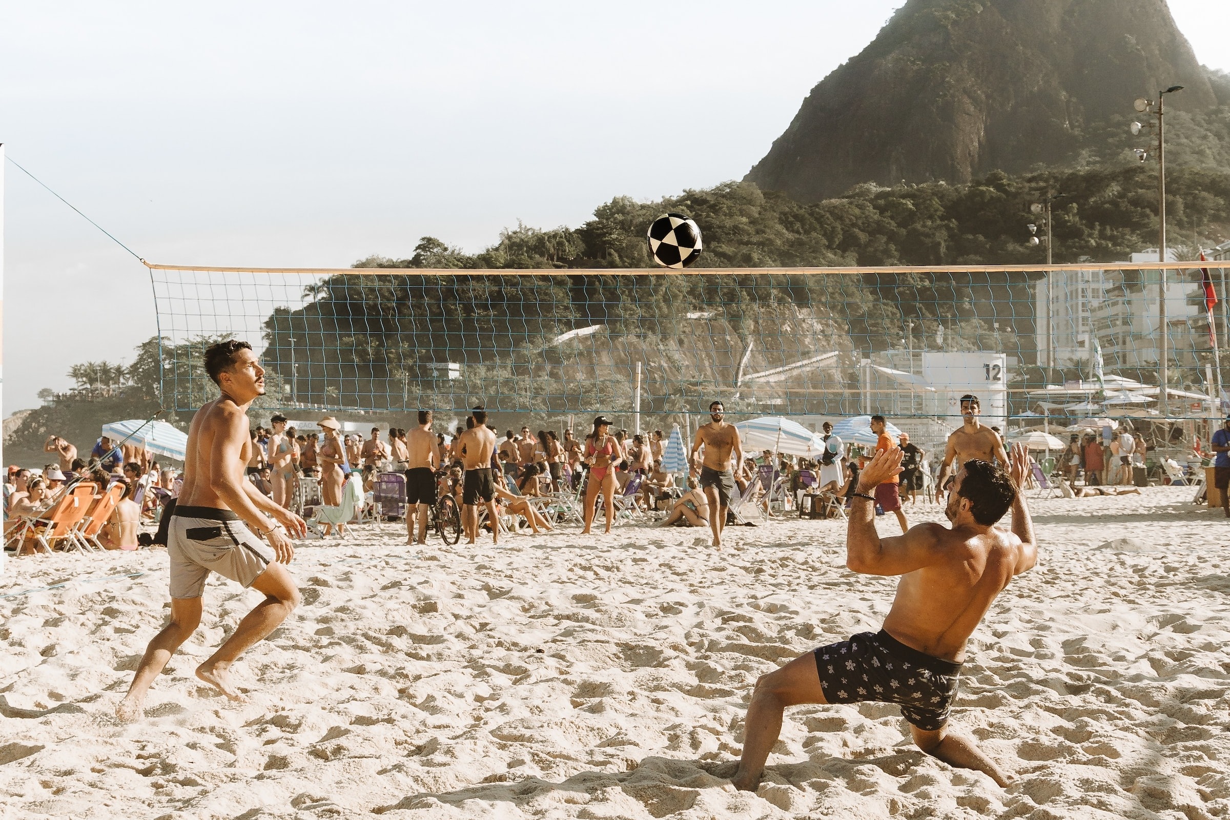 People on the beach