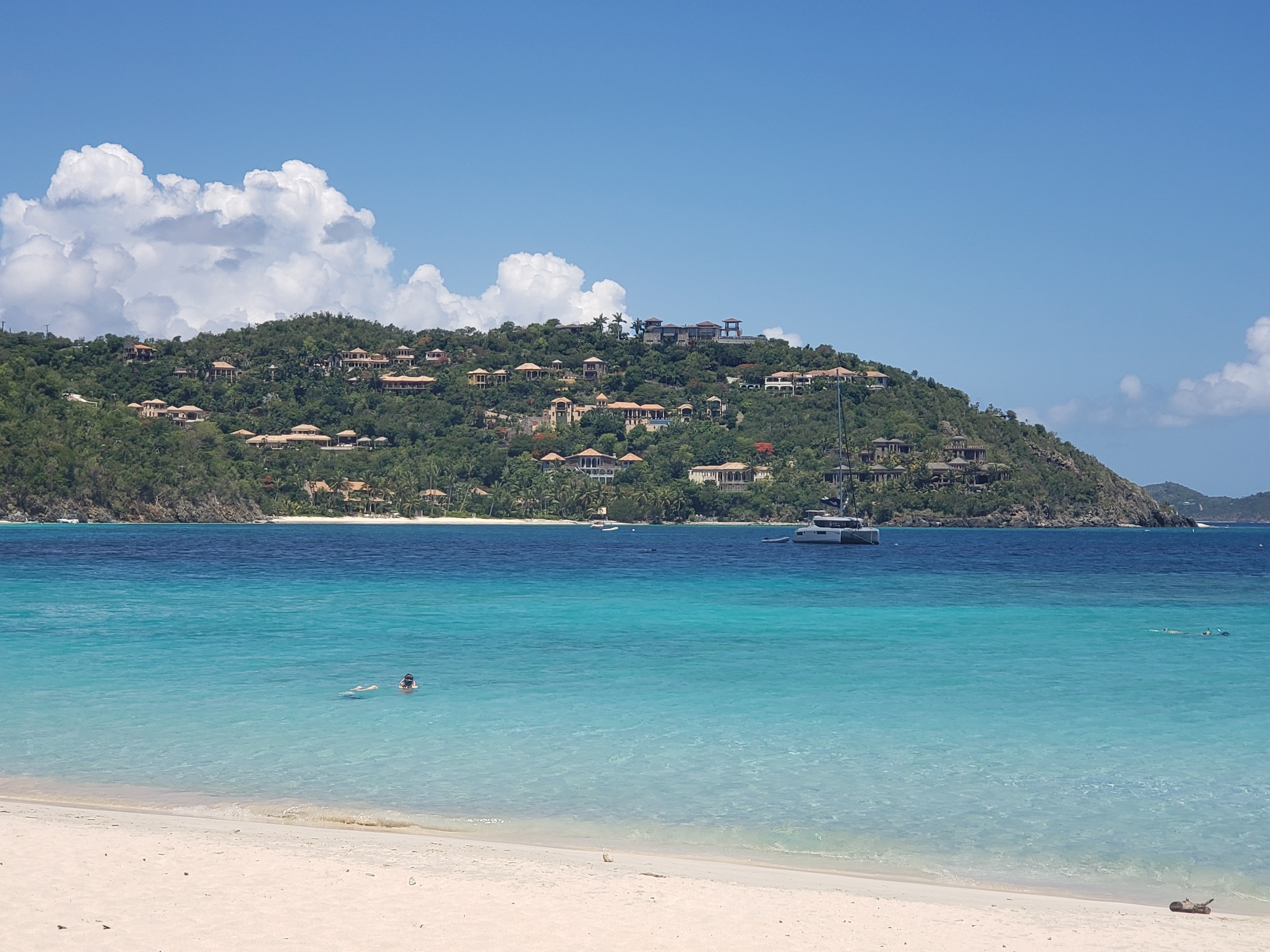 A view of the beach during the day 