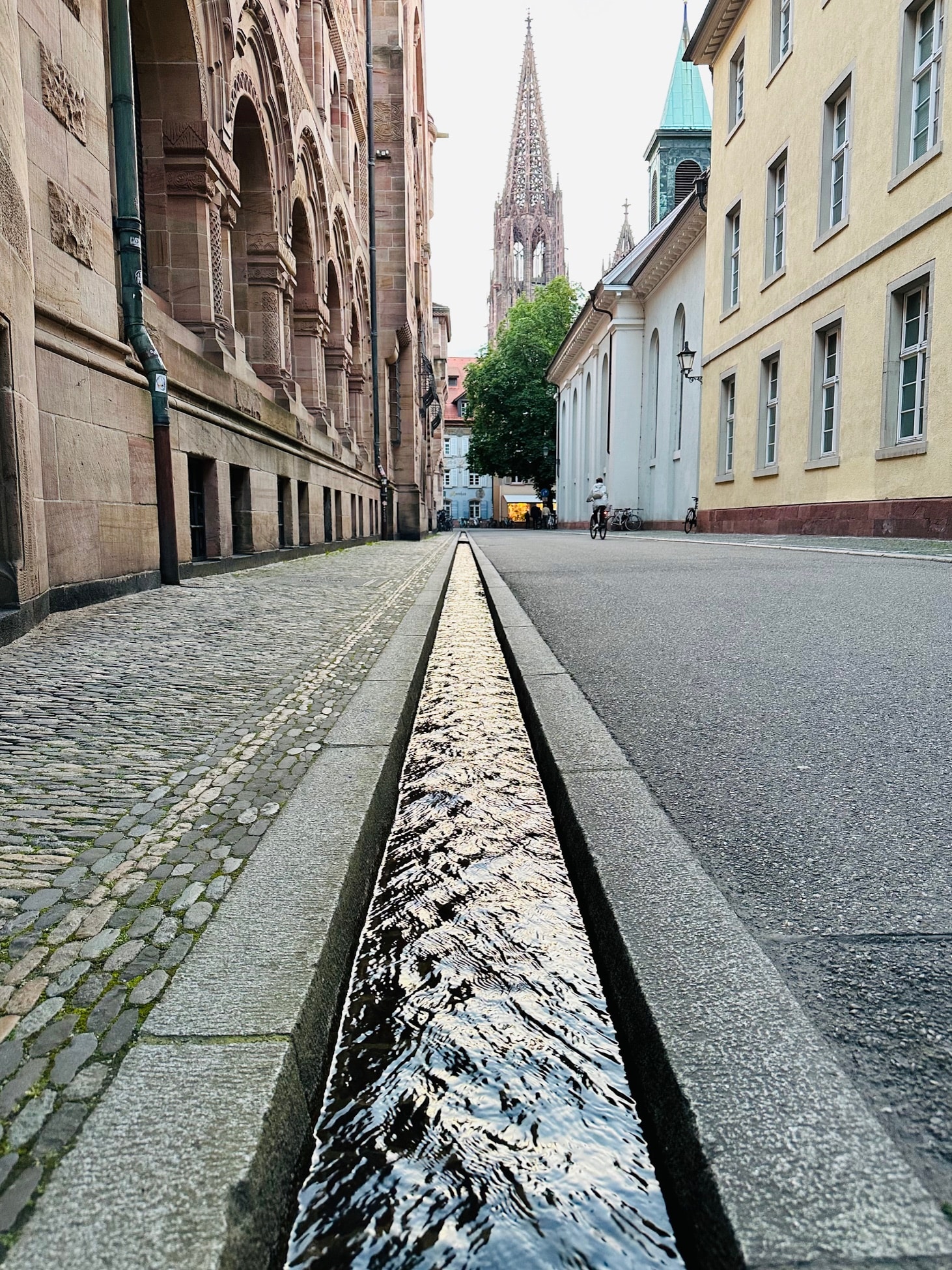 A street view during the day. 