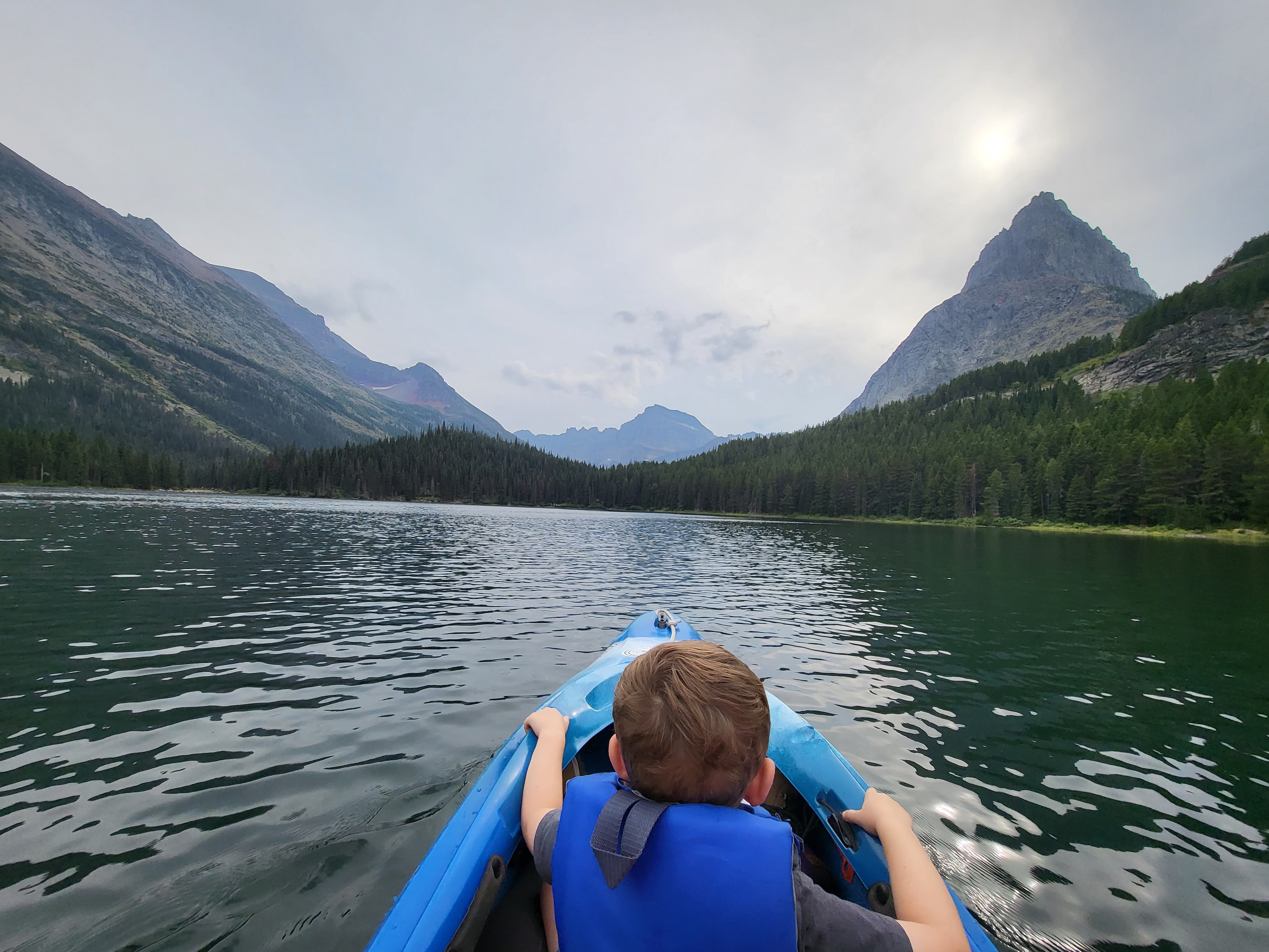 Kayak on the lake.