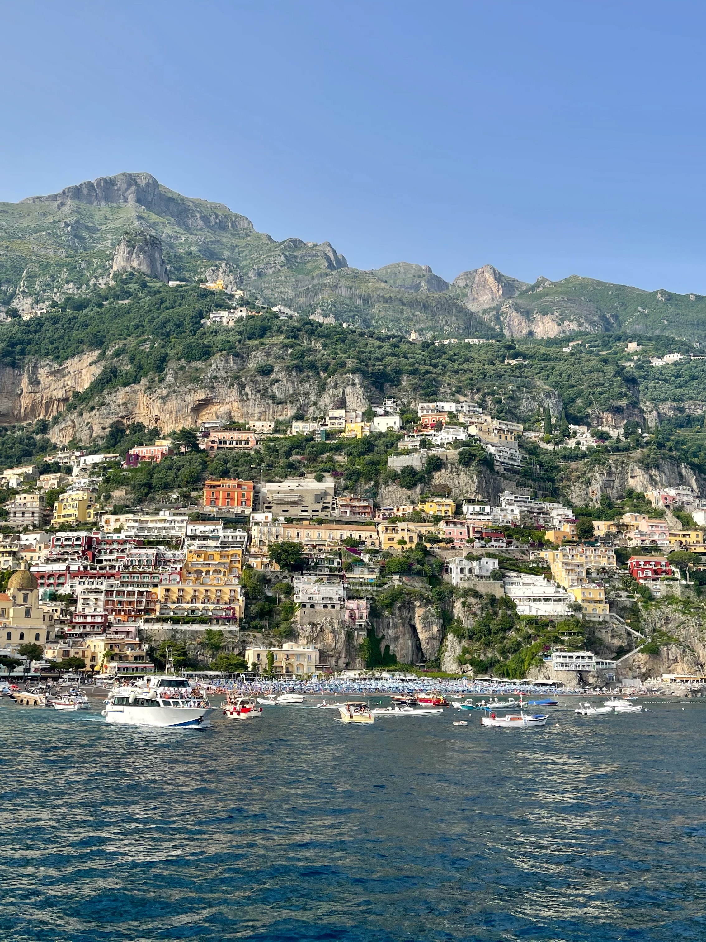 Boats on the coast.