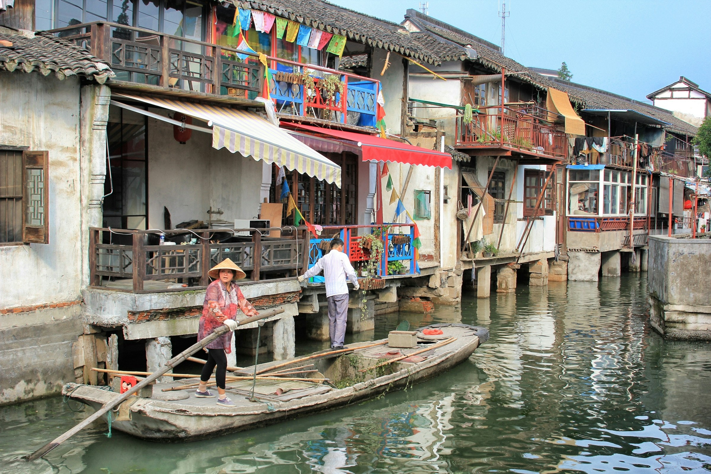 Zhujiajiao is considered the Venice of Shanghai and one of the famous water villages of China.