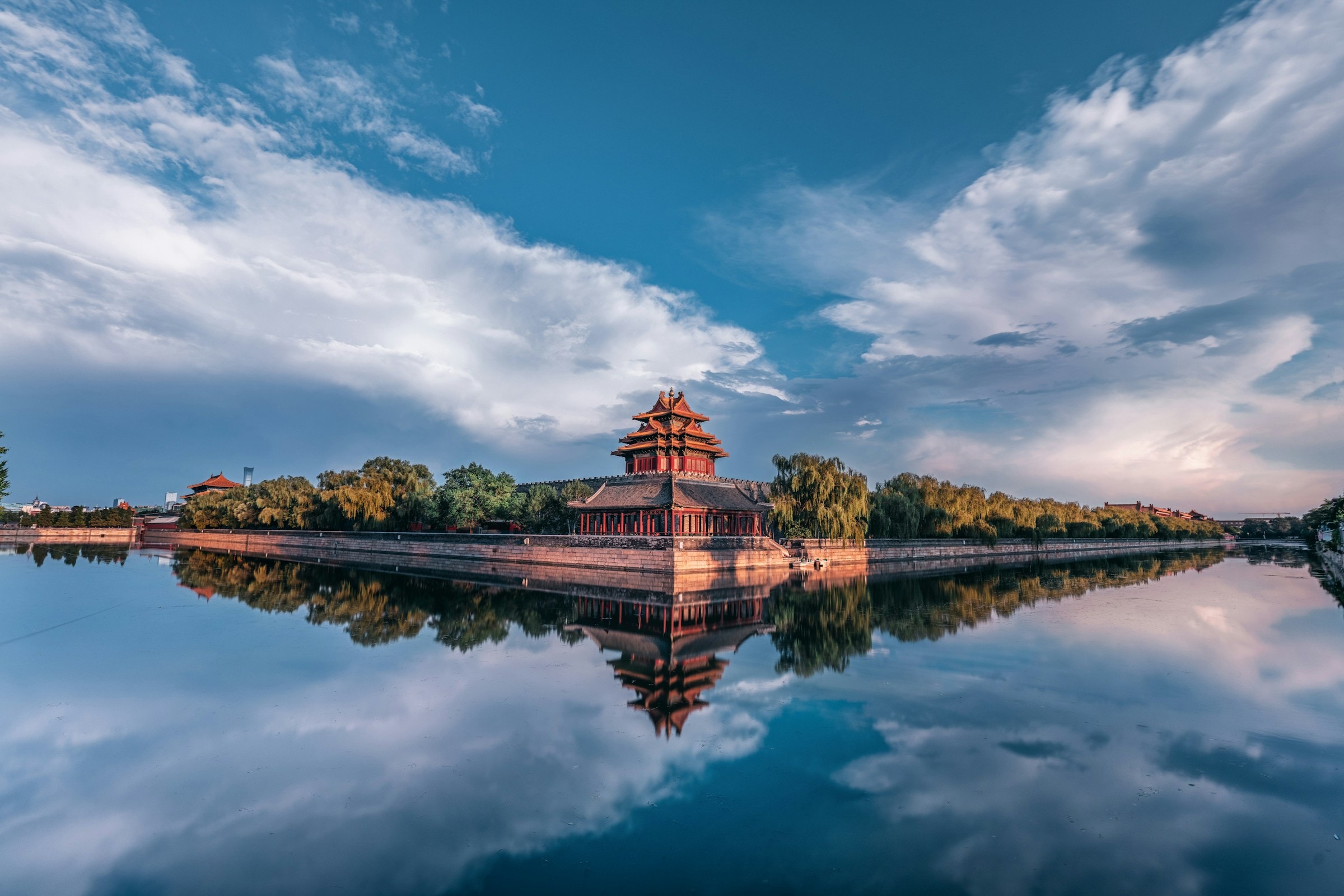 The Forbidden City is an imperial palace complex in Dongcheng District, Beijing.