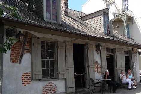 Lafitte's Blacksmith Shop Bar is one of the oldest bars making it look haunted.