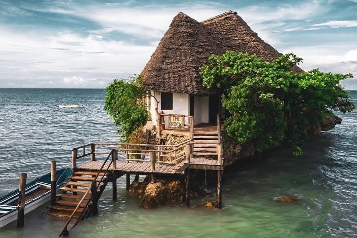 A building built over a body of water