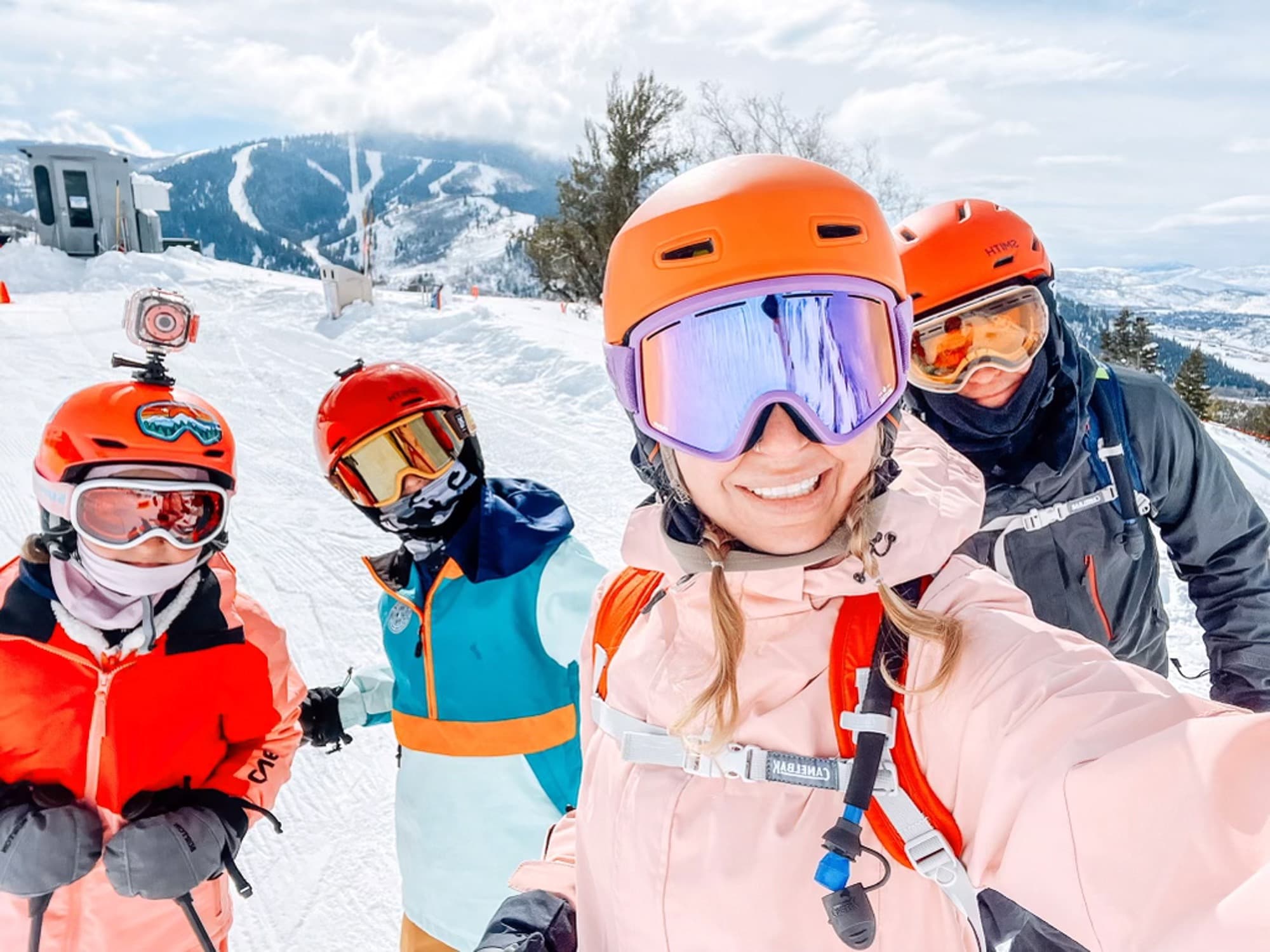 Bren skating in the snow