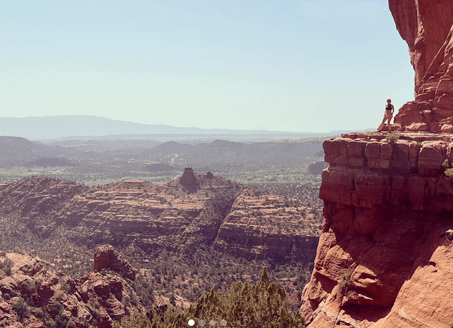 Picture of Sara in a mountain