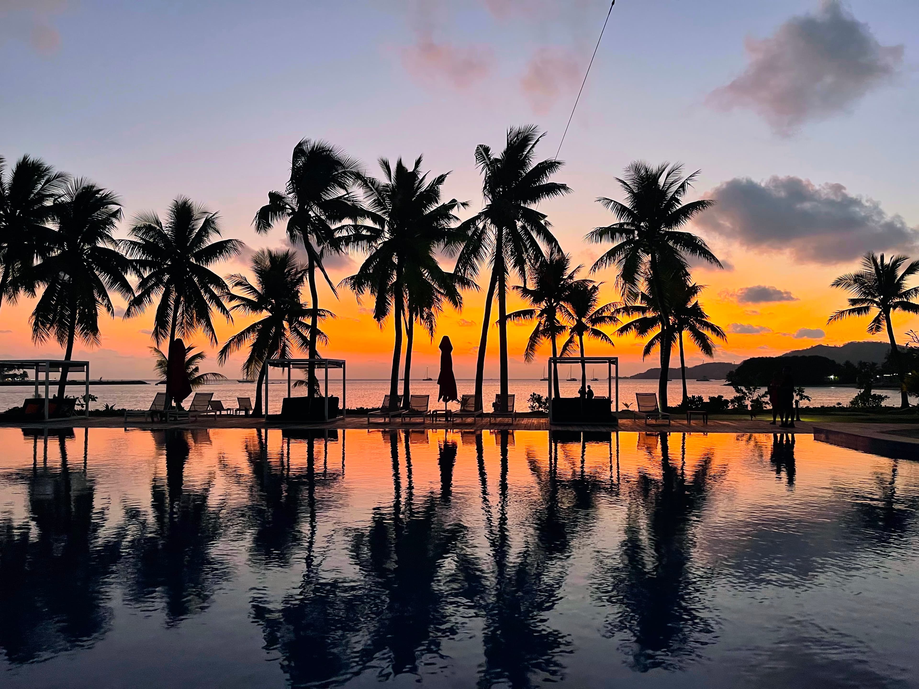 View of an island in Fiji